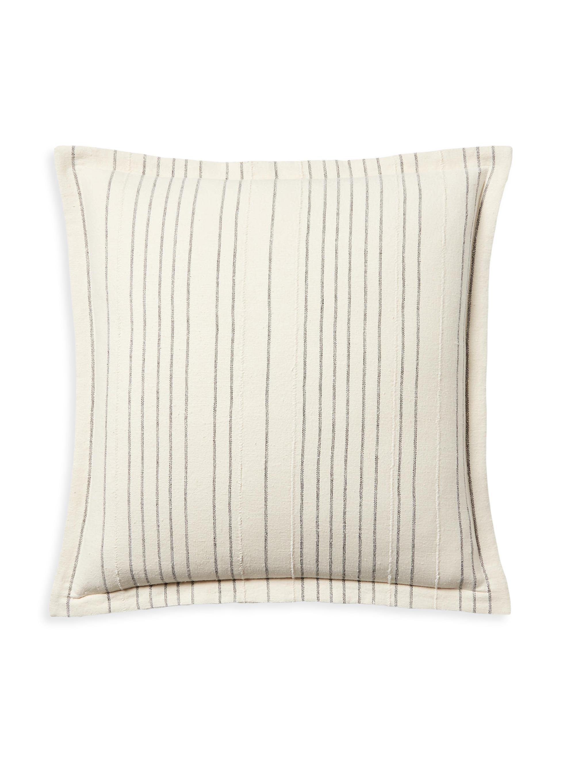Ralph Lauren Munroe Klein Throw Pillow - True Cream