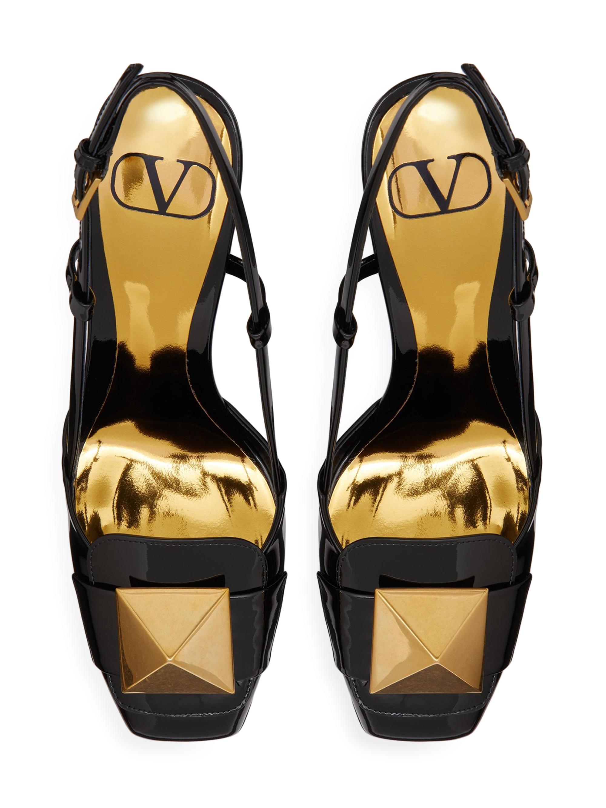 Valentino Garavani One Stud Patent Leather Slingback Pumps | Saks