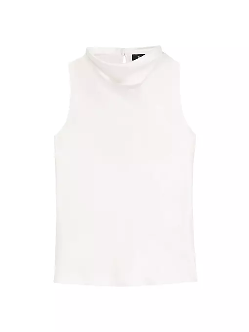 Theory - Sleeveless Cowlneck Top