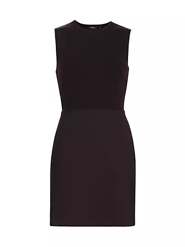 Saks Fifth Avenue Crew Neck Knee-Length Dress - Black Dresses, Clothing -  SKS36915