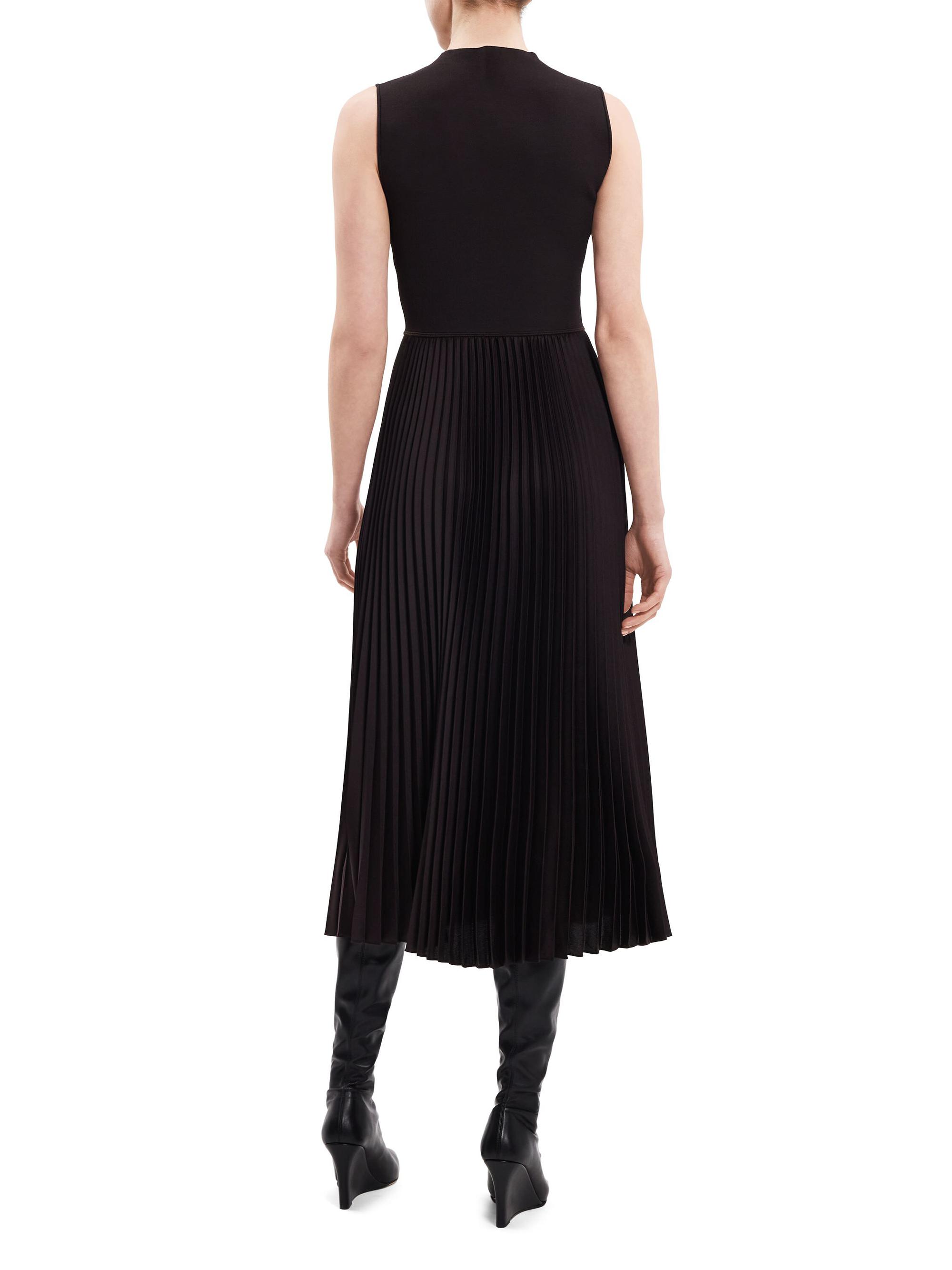 Theory Compact Crepe York Dress ブラック Theory Compact Crepe York Dress ブラック Crepe Short-Sleeve