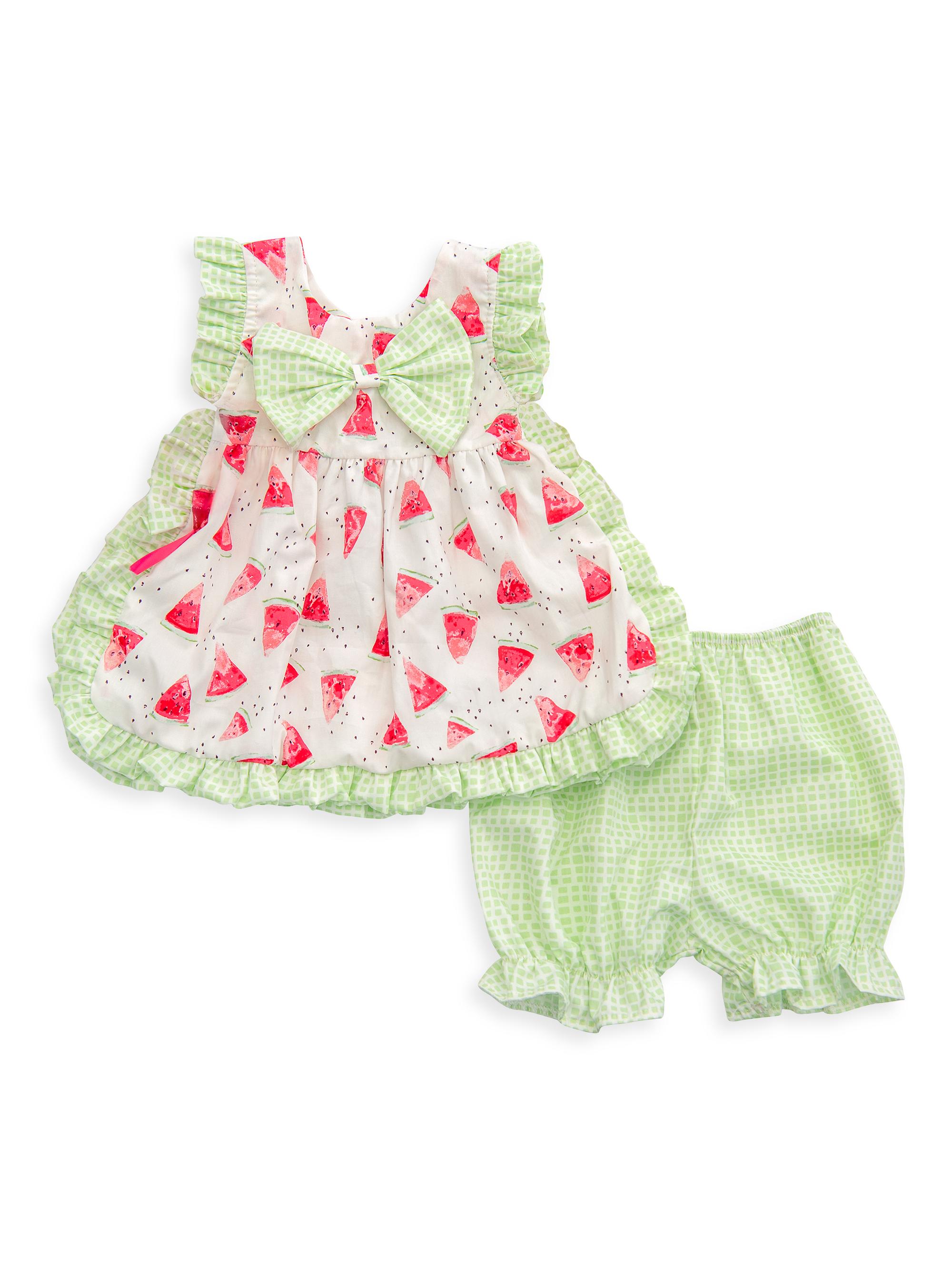 Haute Baby Baby Girl's & Little Girl's Mia's Melon Apron Set - Pink