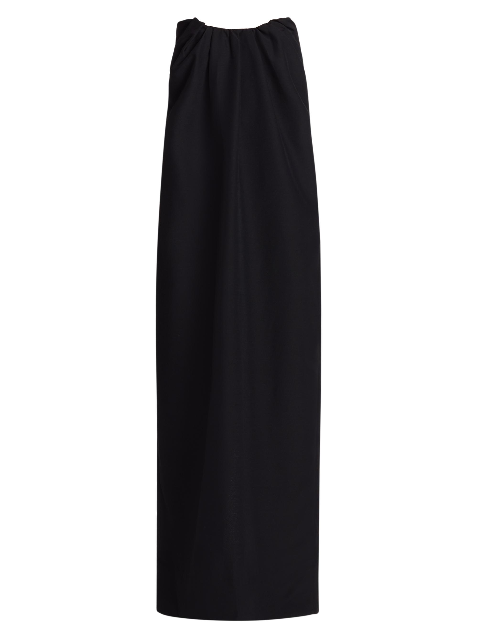 Co Women's Tucked Strapless Maxi Dress - Black