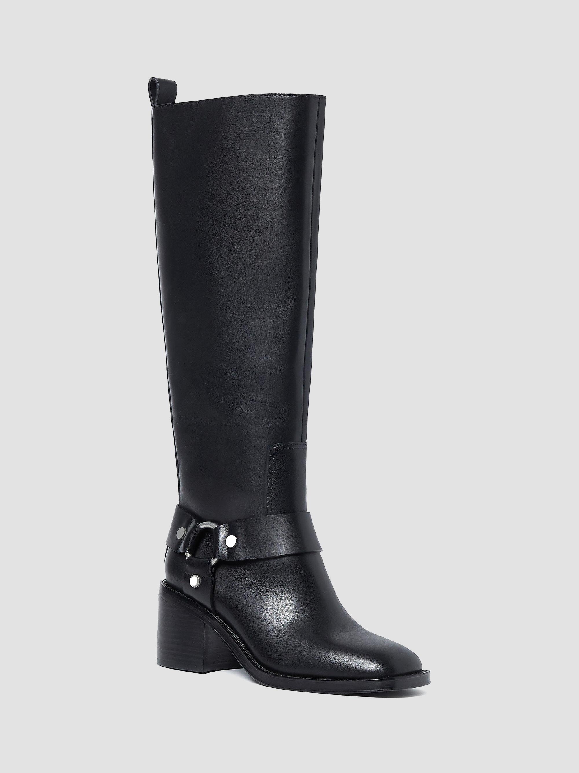 Loeffler Randall Audrey 70MM Leather Knee-High Boots | Saks Fifth