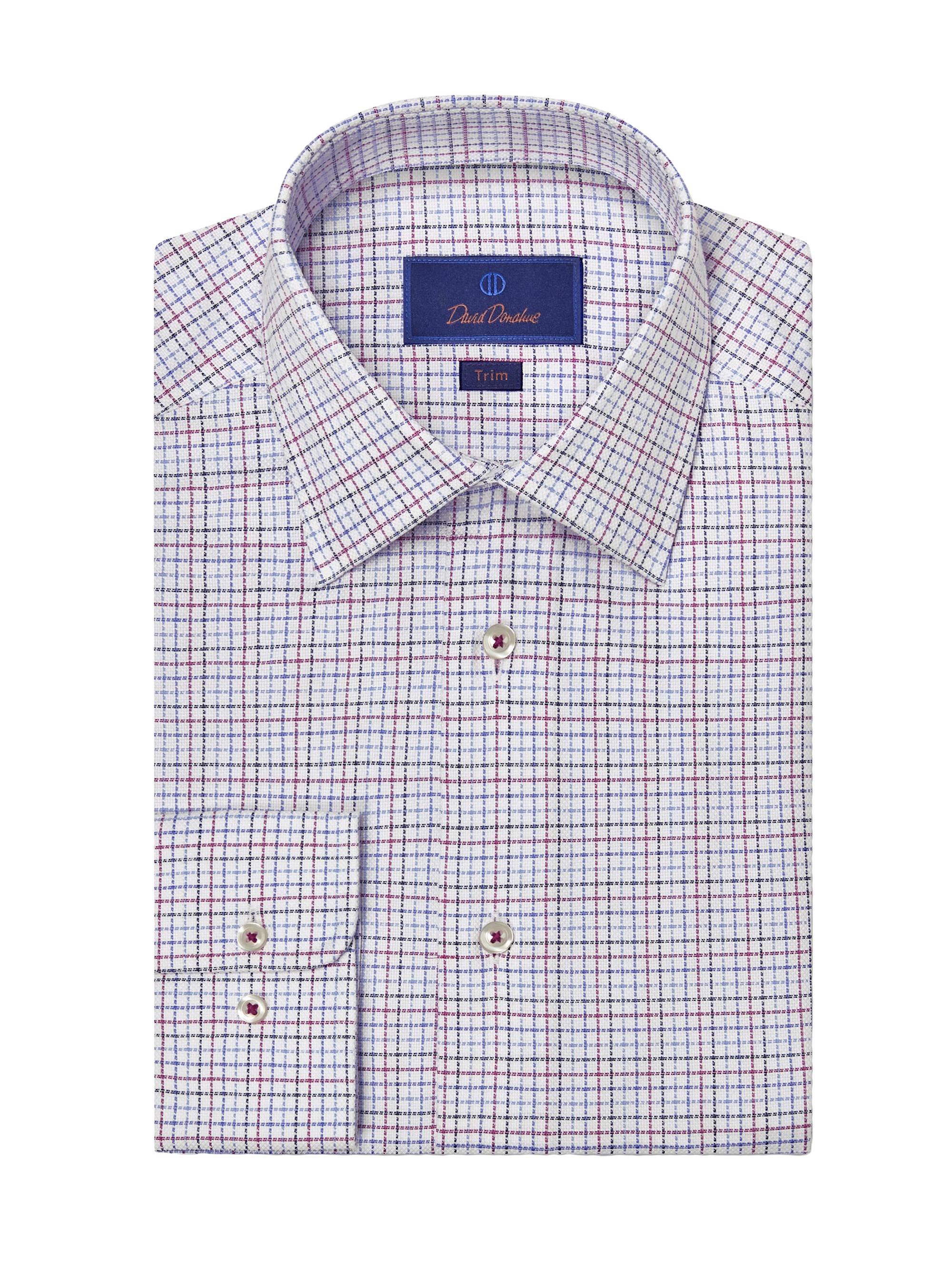 slim fit dress slacks White Broadcloth Spread Collar Trim Fit Dress Shirt – The Andover Shop