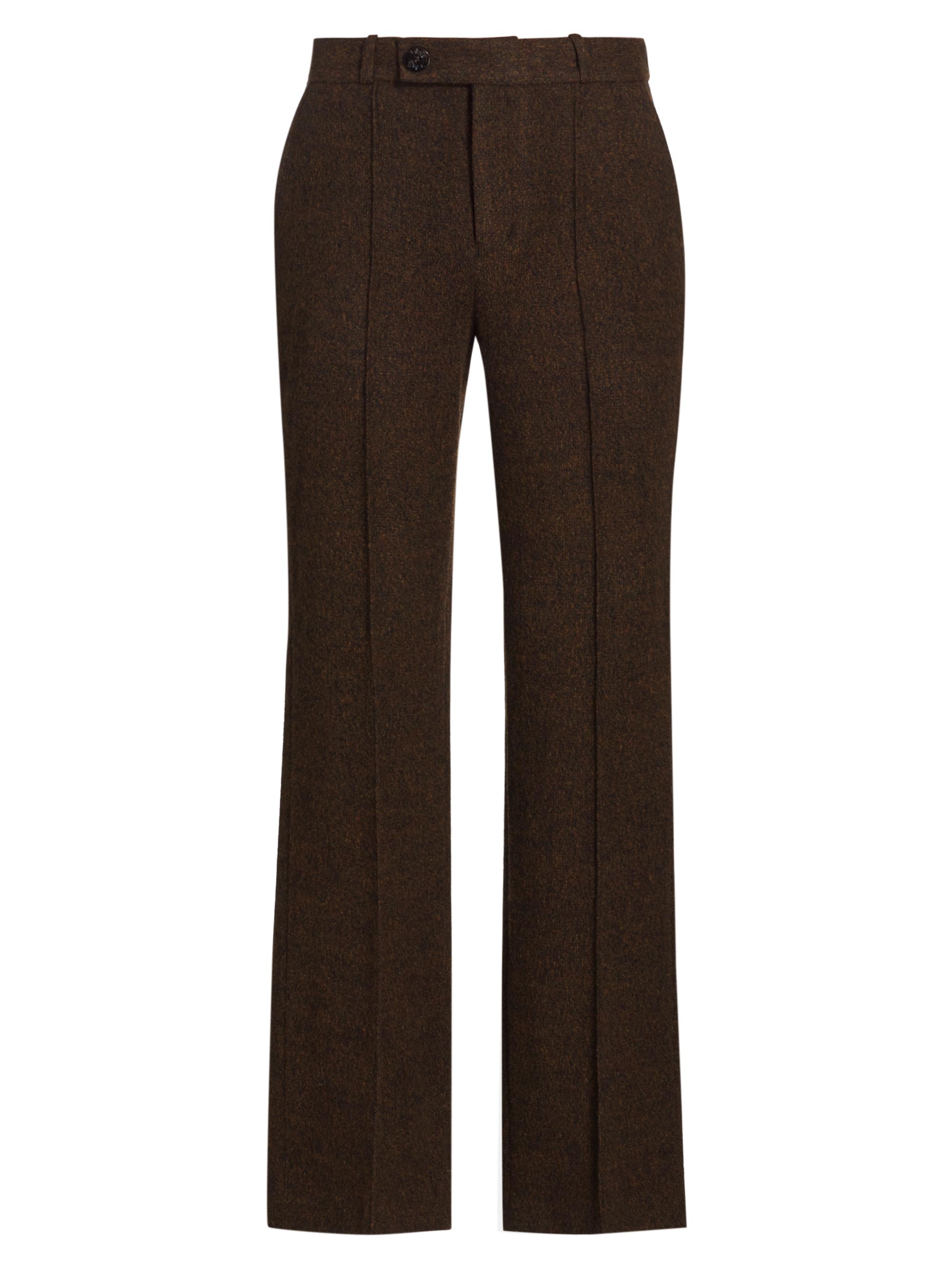 Shop Ernest W. Baker Straight-Fit Wool Trousers | Saks Fifth Avenue