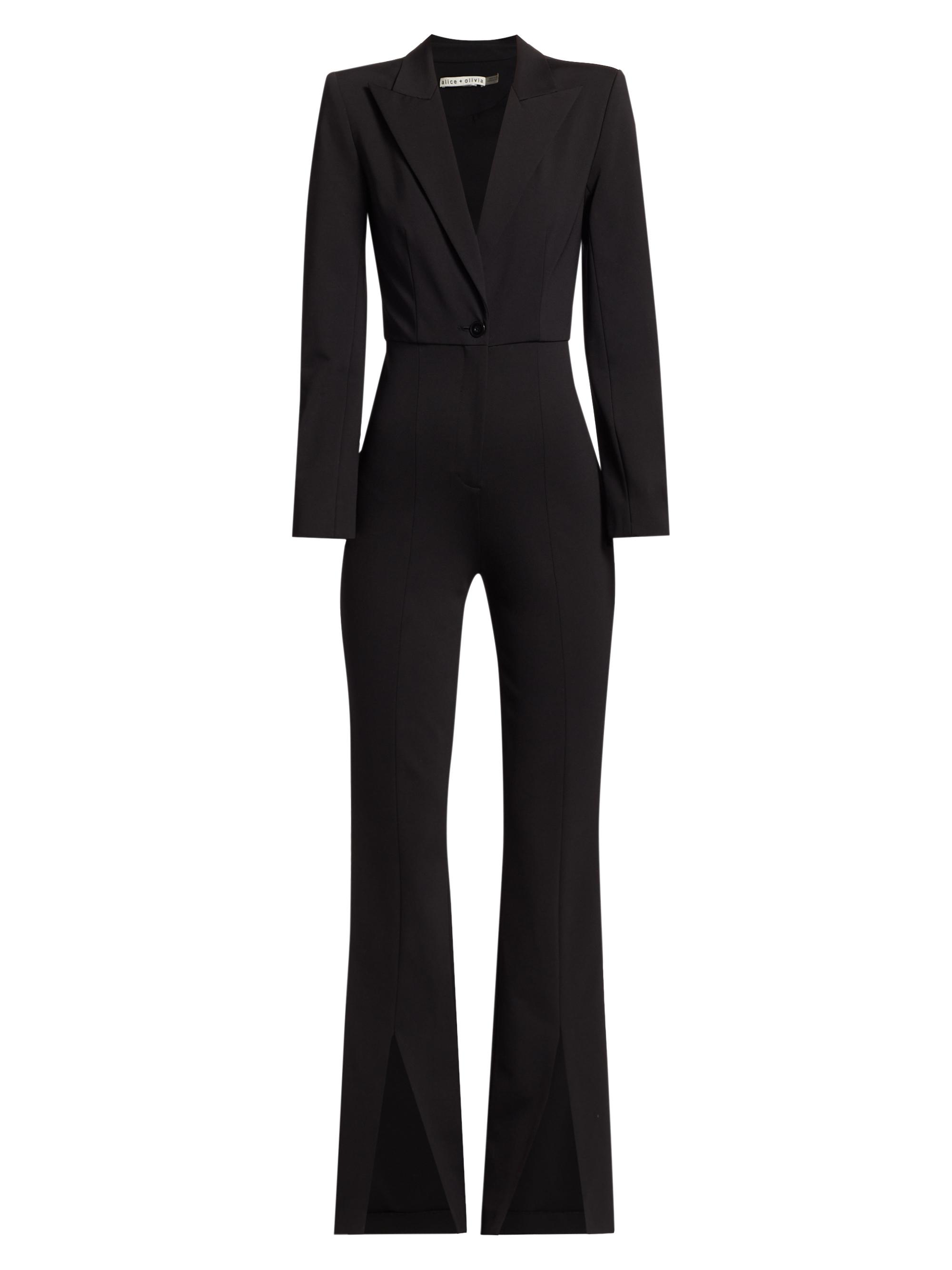 Alice + Olivia Women's Donovan Tailored Jumpsuit - Black