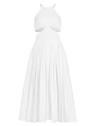 Mini dress Saks Fifth Avenue Collection White size 0 US in Viscose -  25495310