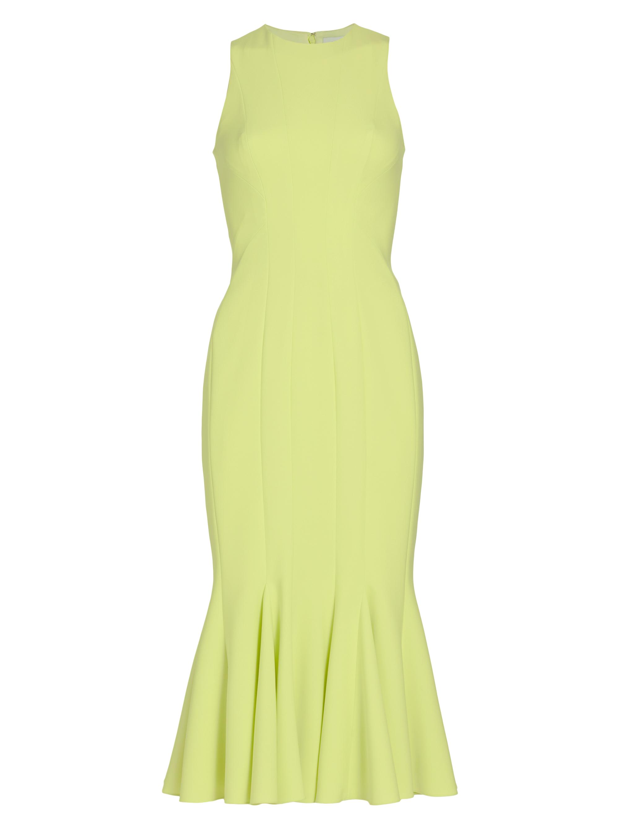 Prabal Gurung Women's Darted Stretch Crepe Midi-Dress - Mimosa