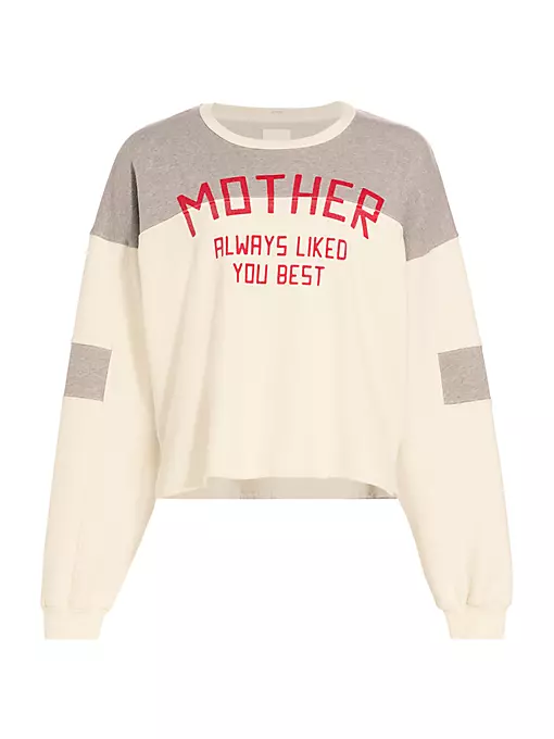 Mother - The Champ Printed Logo Pullover Sweatshirt