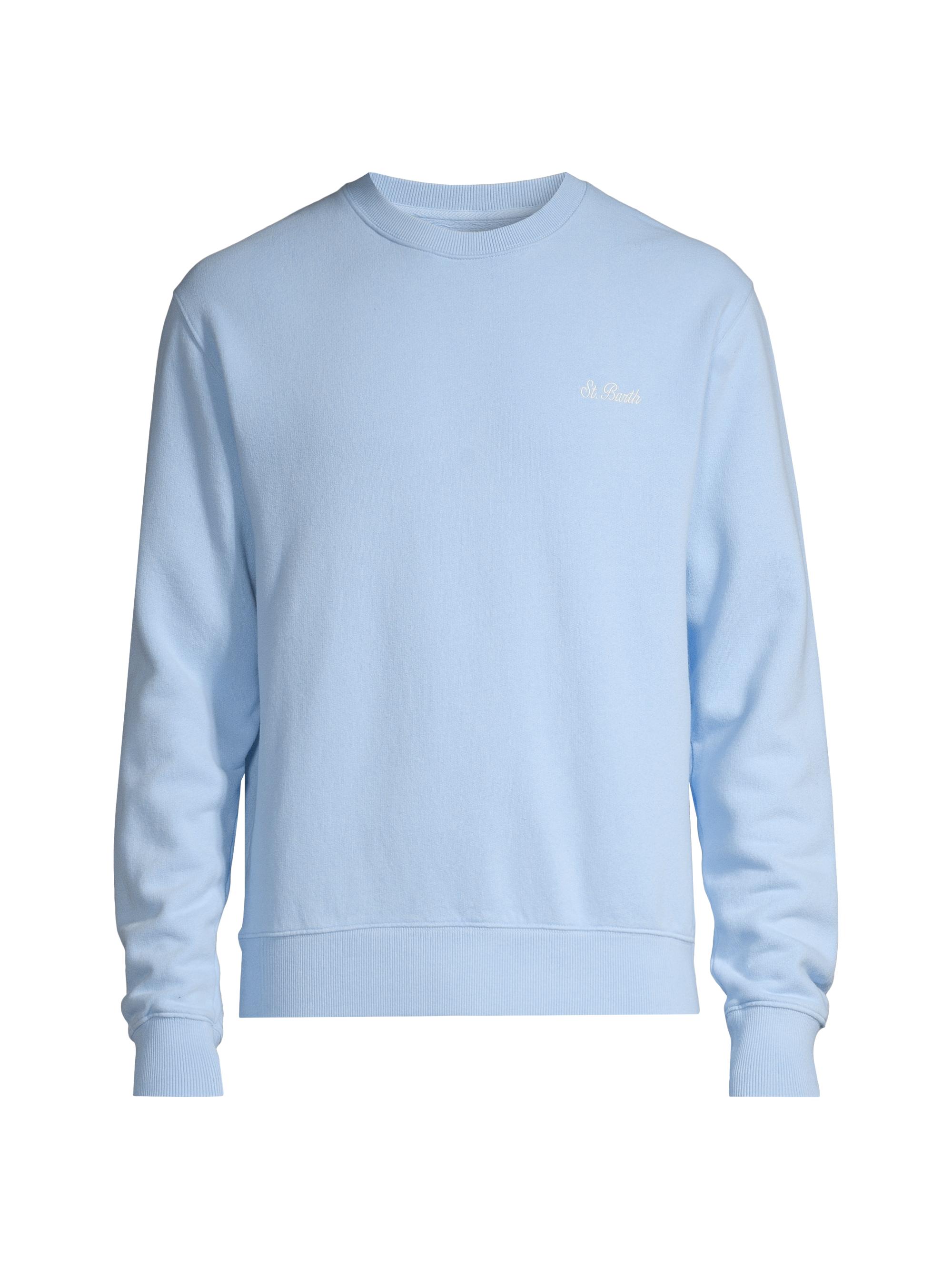 MC2 Saint Barth Men's St. Barths Crewneck Sweatshirt - Light Blue