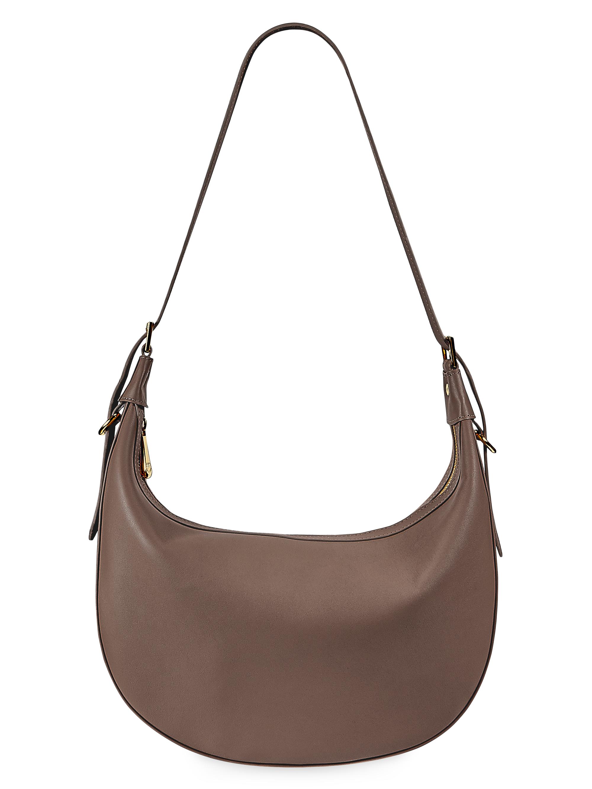 GiGi New York Women's Reagan Leather Hobo Bag - Taupe