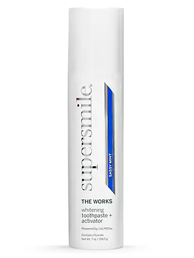 The Works Sassy Mint Whitening Toothpaste + Activator