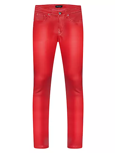 Men's Red Jeans