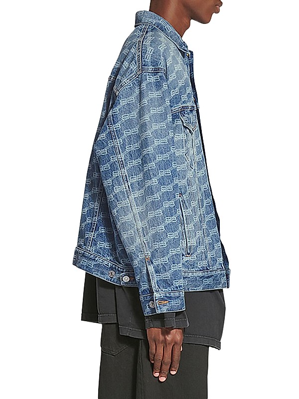 Shop Balenciaga BB Monogram Large Fit Jacket | Saks Fifth Avenue Shop Balenciaga BB Monogram Large Fit Jacket | Saks Fifth Avenue