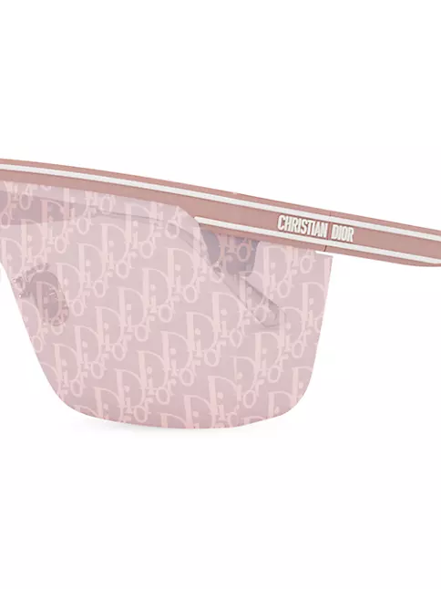 DiorClub M1U Pink Dior Oblique Mask Sunglasses
