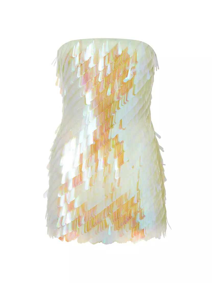 Daring Stares Pearl Fringe Skirt • Impressions Online Boutique