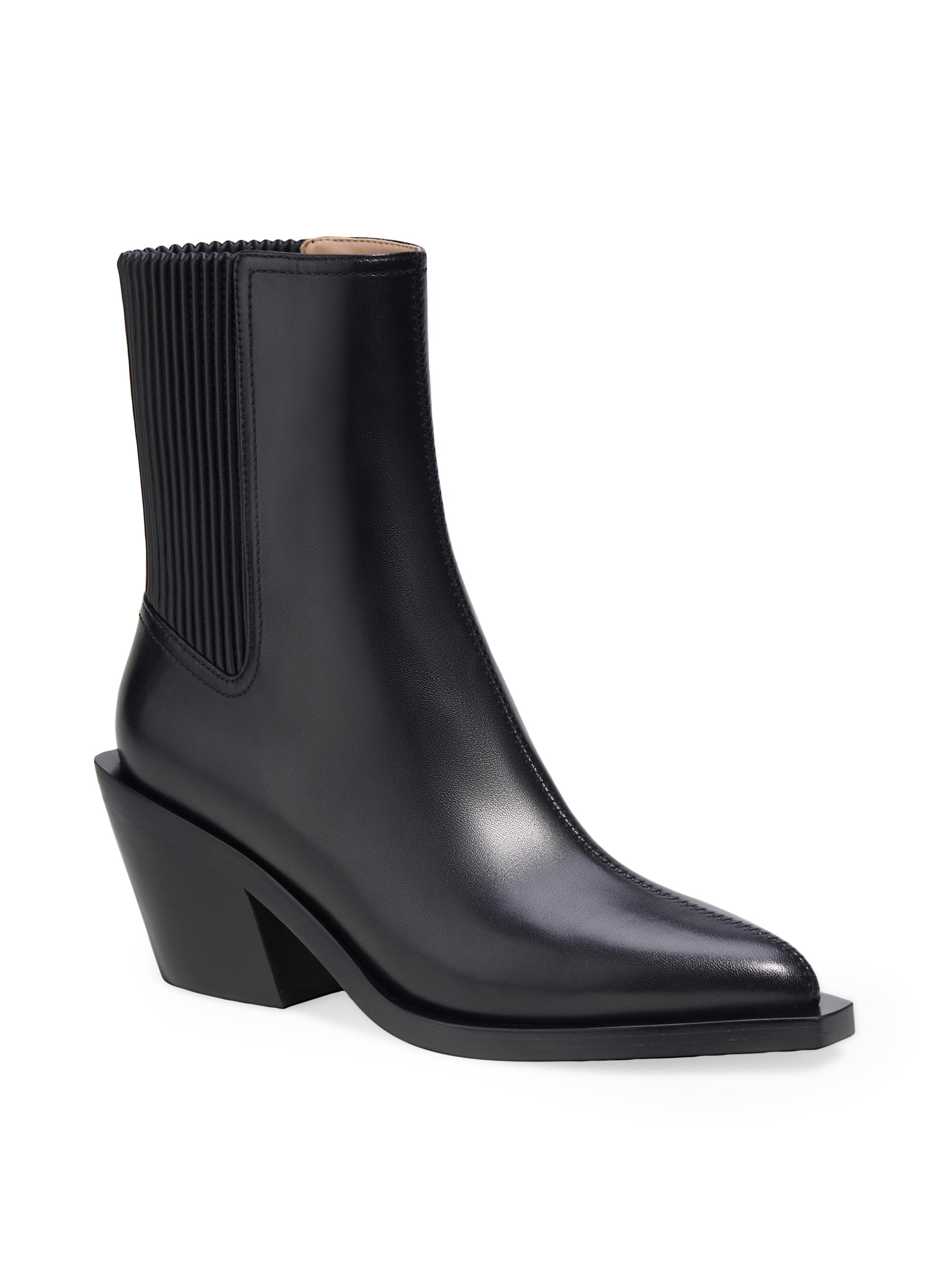 COACH Prestyn 63MM Leather Chelsea Ankle Boots | Saks Fifth Avenue