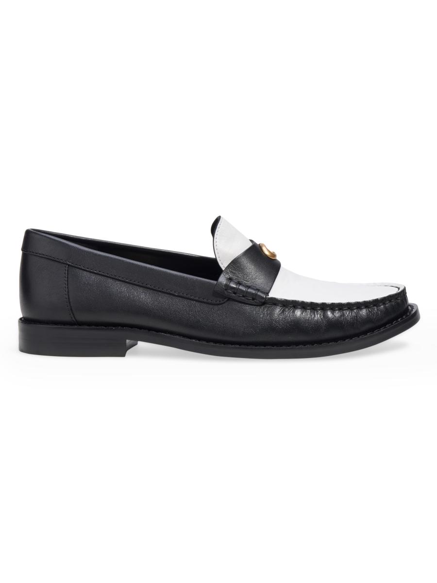 COACH Jolene Colorblocked Leather Loafers | Saks Fifth Avenue