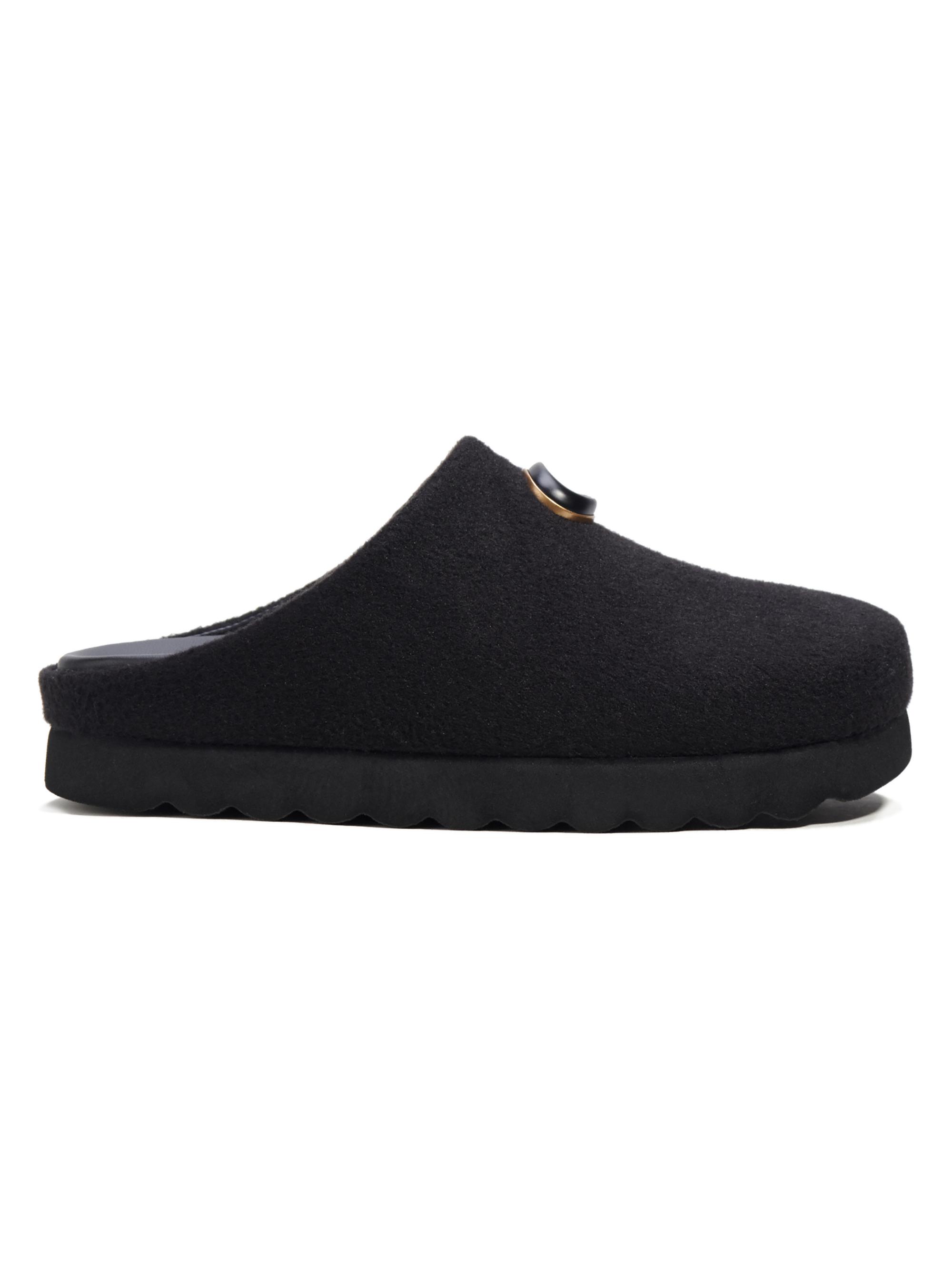 COACH Women's Hadley Monogram Felt Slippers - Black