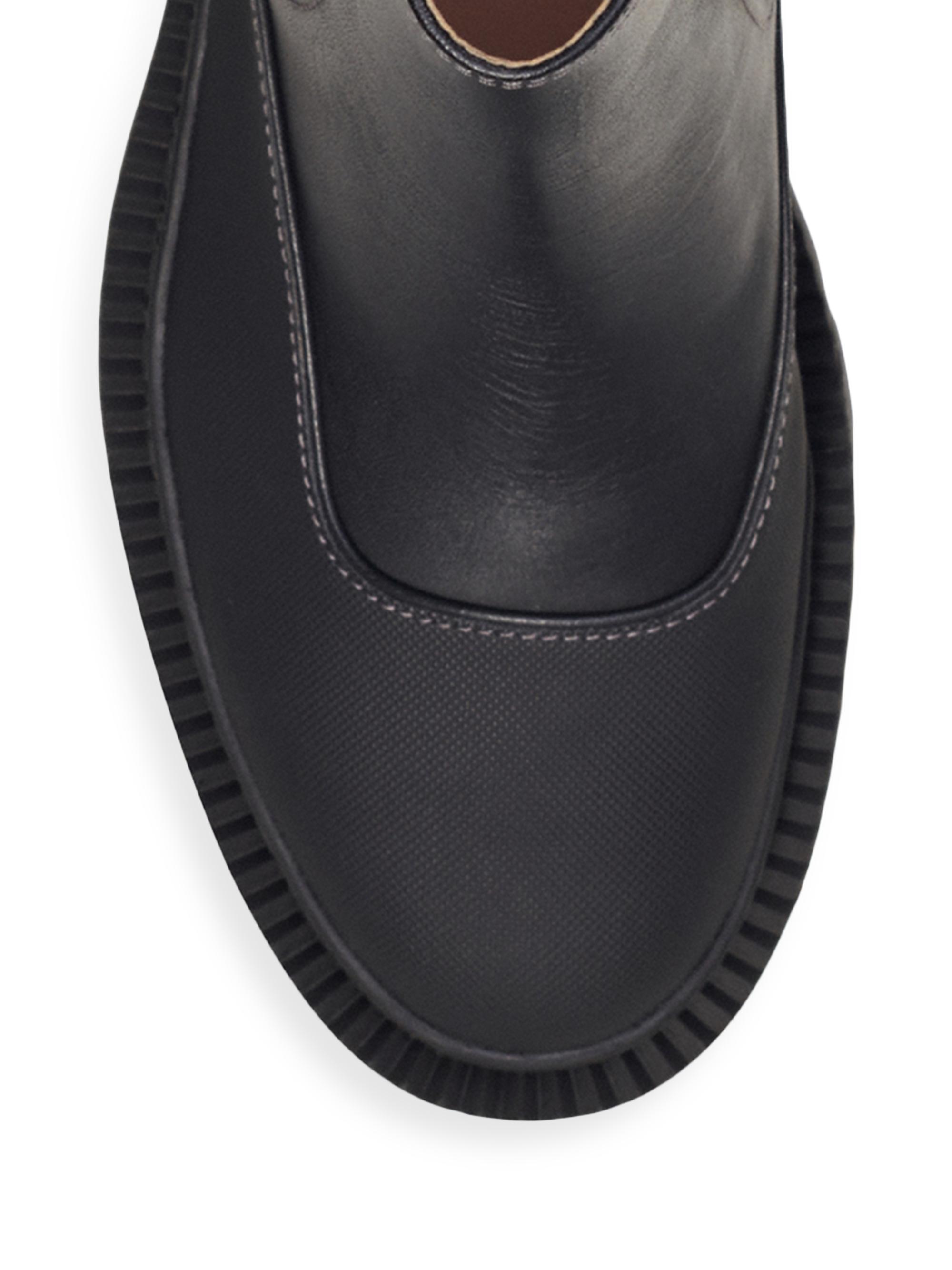 COACH Jayla Chelsea Leather Ankle Boots | Saks Fifth Avenue