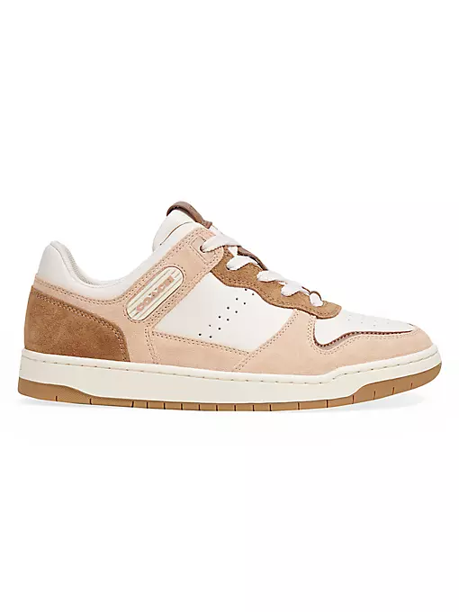 COACH - C201 Suede & Leather Low-TopSneakers