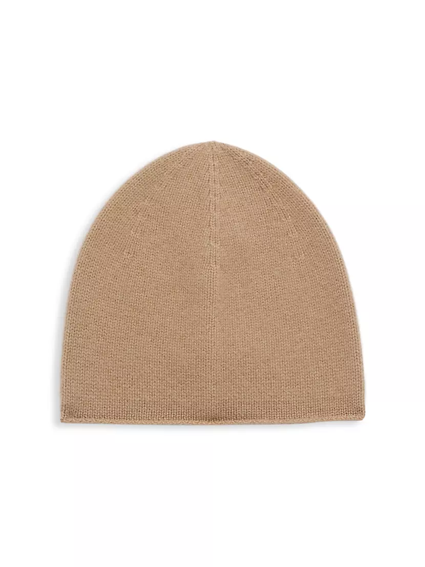 Shop Vince Boiled Cashmere Rolled-Edge Beanie