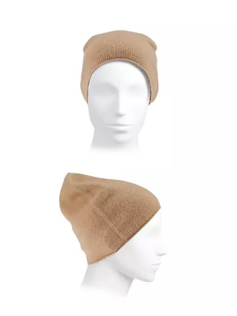 Shop Vince Boiled Cashmere Rolled-Edge Beanie | Saks Fifth Avenue