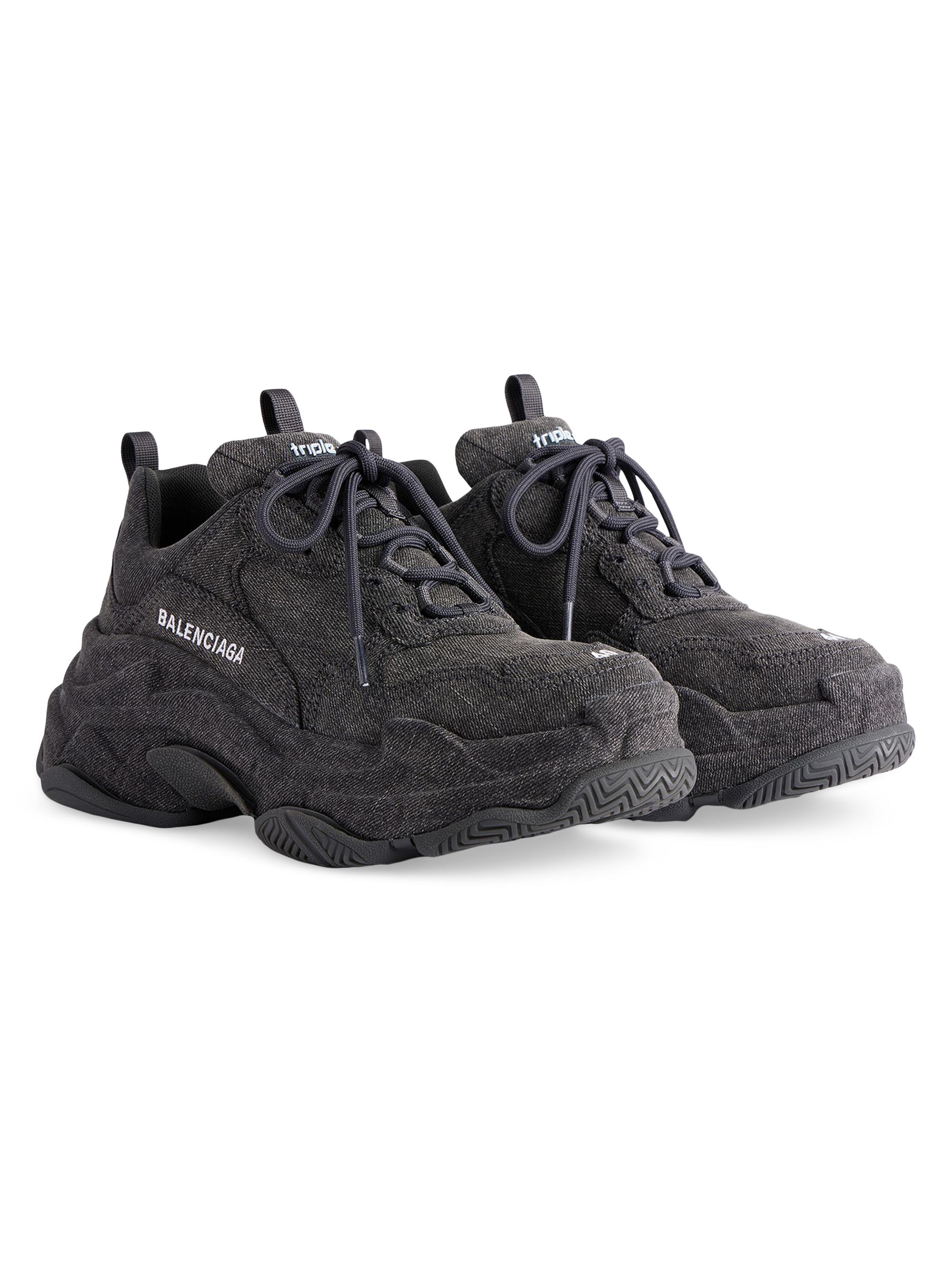 Balenciaga Triple S Sneakers Denim | Saks Fifth Avenue