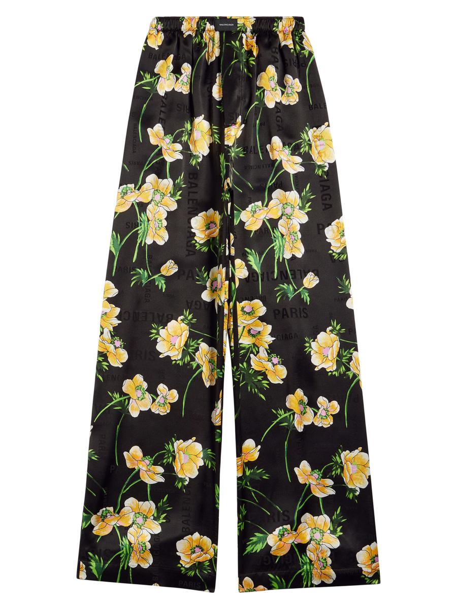 ●送料込●BALENCIAGA● floral print パジャマパンツ 0400019809477?wid=900