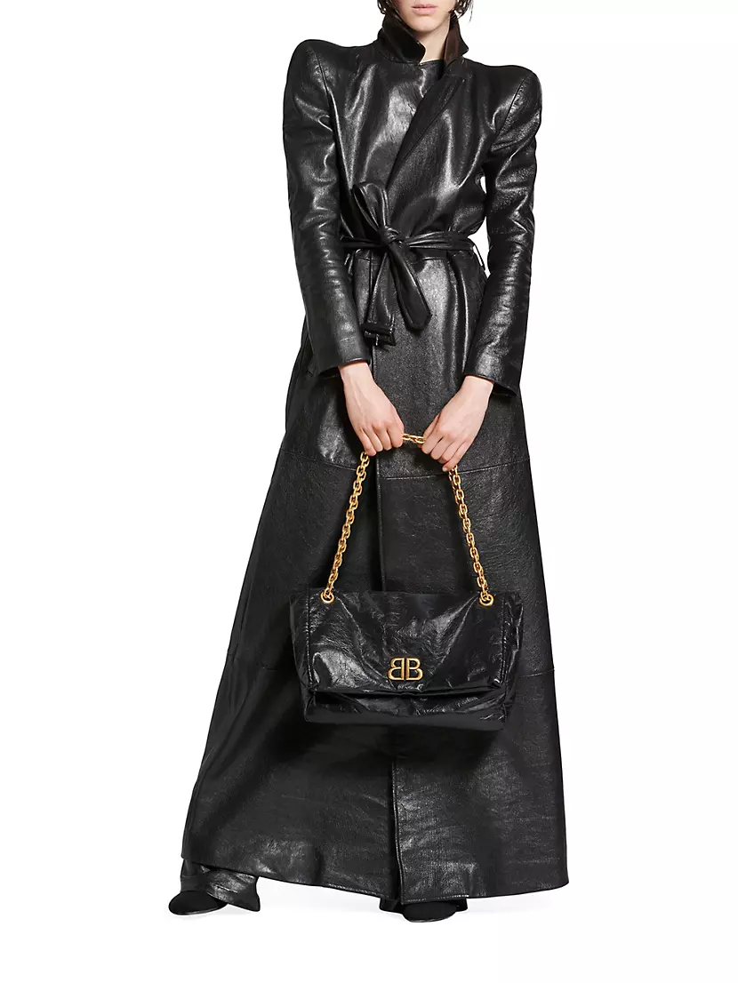 Balenciaga Women's Monaco Small Chain Shoulder Bag