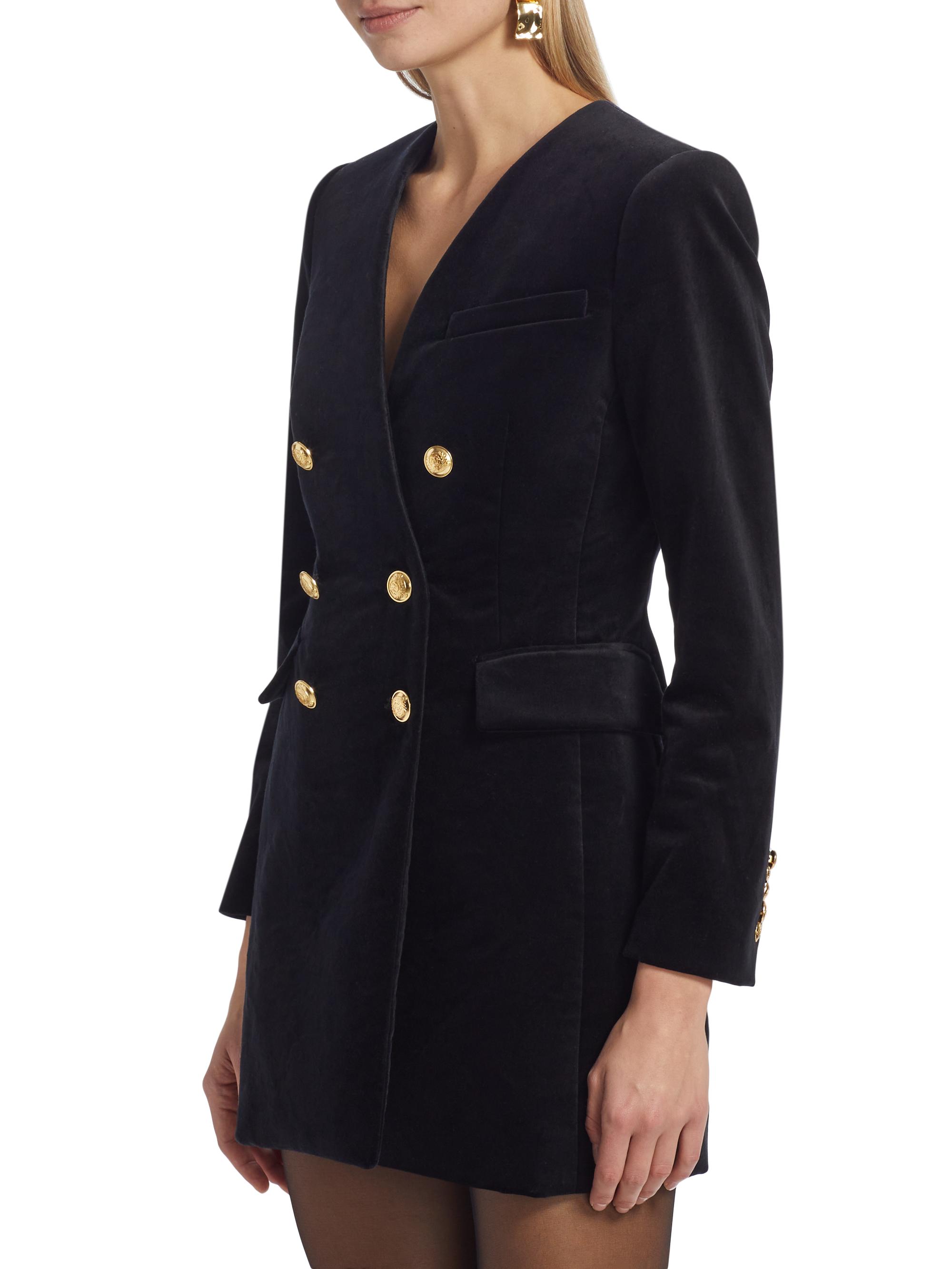 A.L.C. Chelsea Velvet Blazer Dress | Saks Fifth Avenue