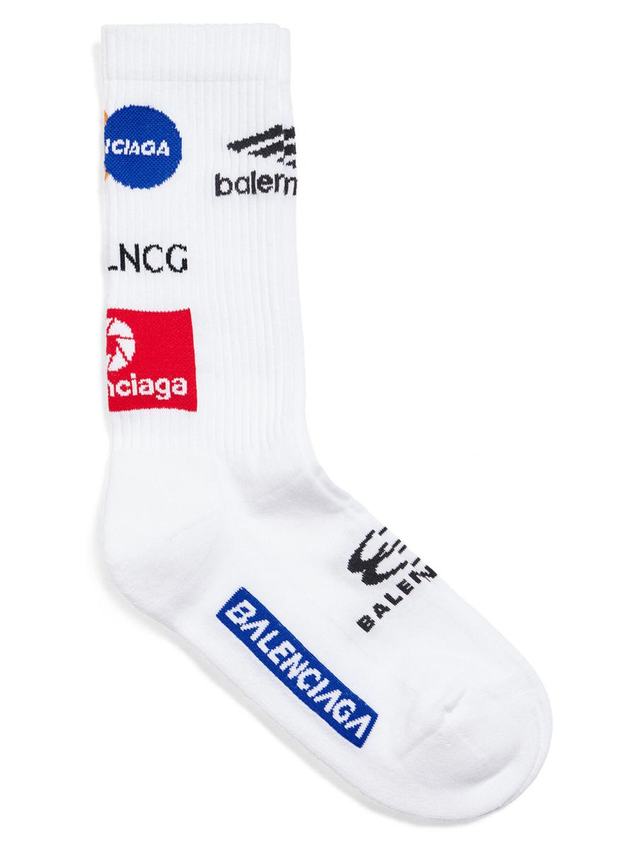 BALENCIAGA 7 Days Of The Week Socks セット Balenciaga 7 Days of The Week Socks Set in White & Black | FWRD