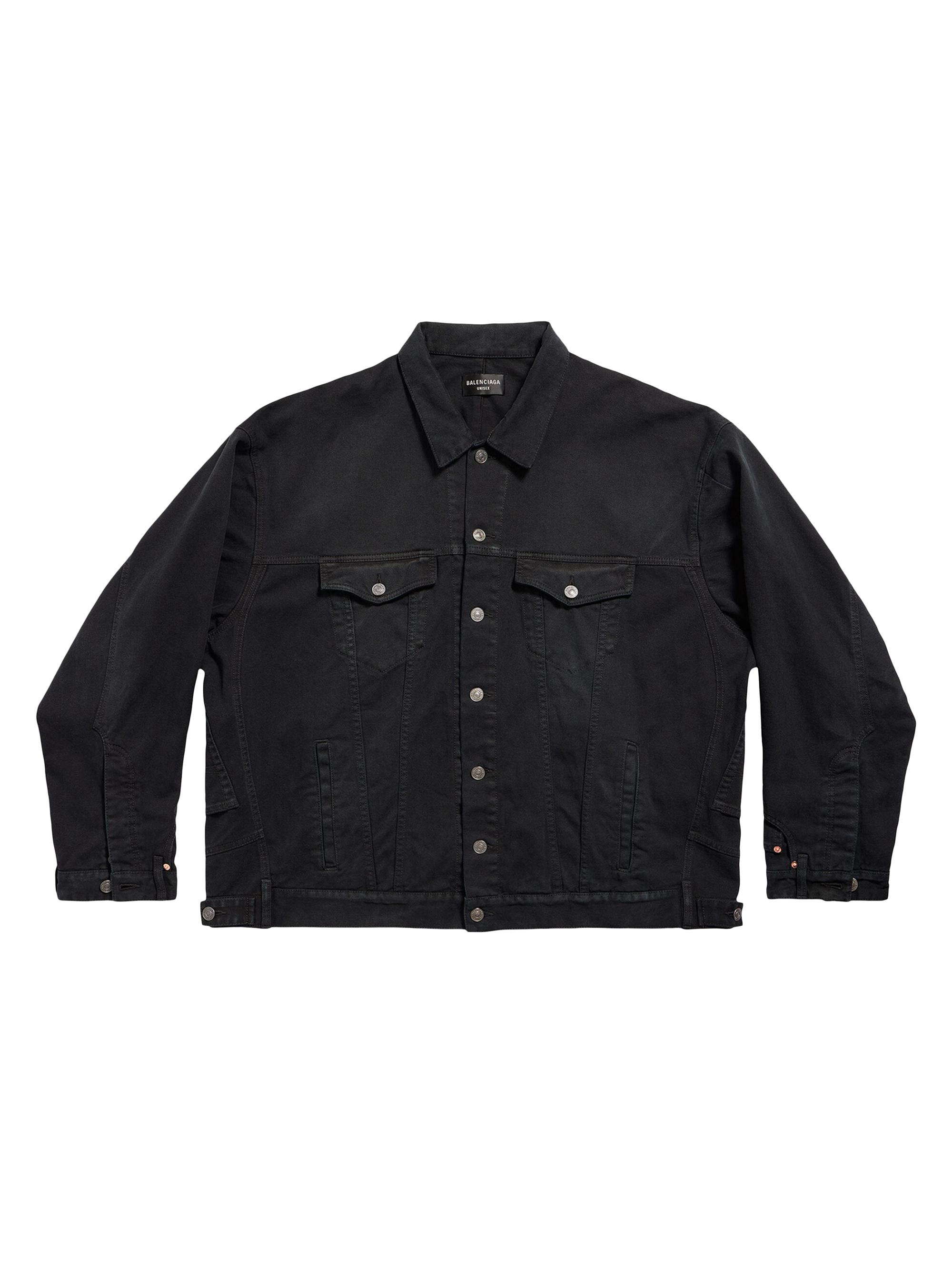 Balenciaga Deconstructed Jacket - Black Faded
