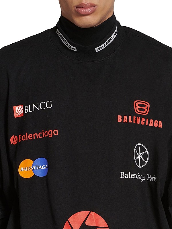 Shop Balenciaga Top League T-shirt Oversized | Saks Fifth Avenue Shop Balenciaga Top League T-shirt Oversized | Saks Fifth Avenue