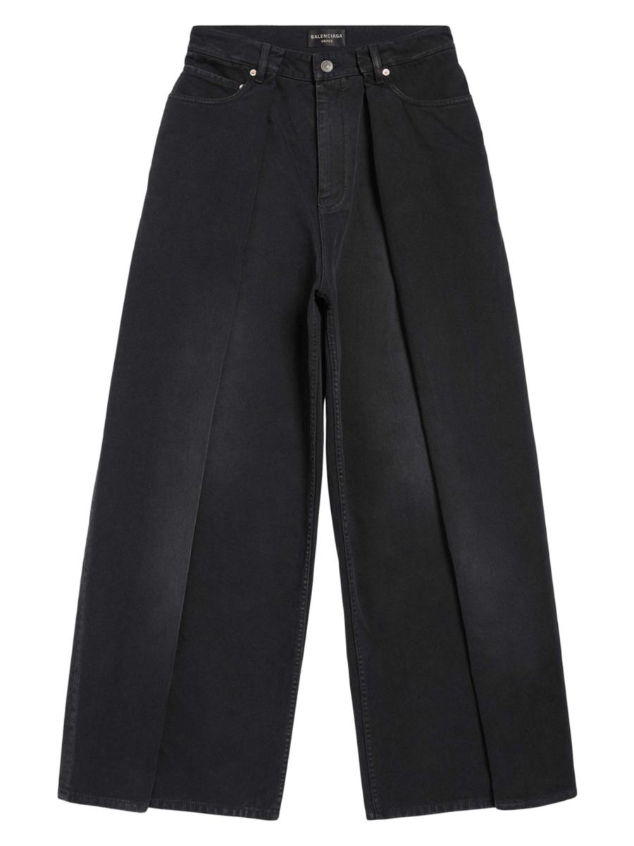 BALENCIAGA | Black Men's Denim Pants | YOOX