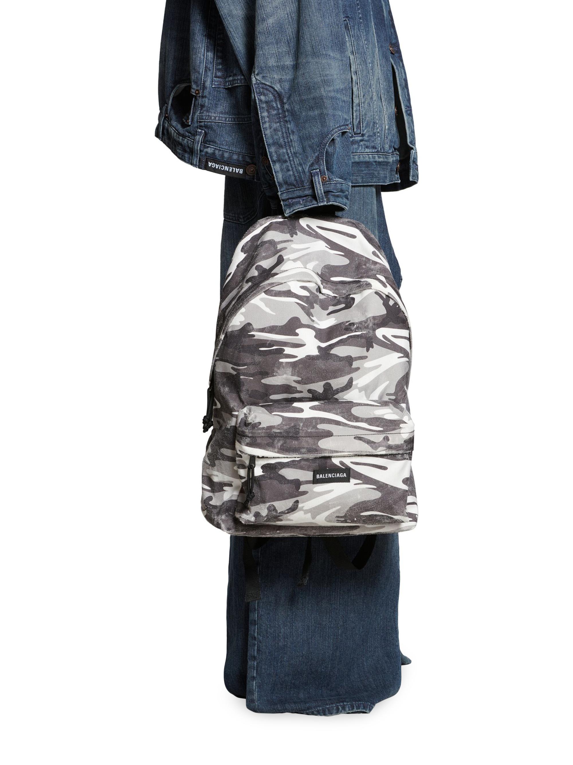 Balenciaga Explorer Backpack Camo Print | Saks Fifth Avenue