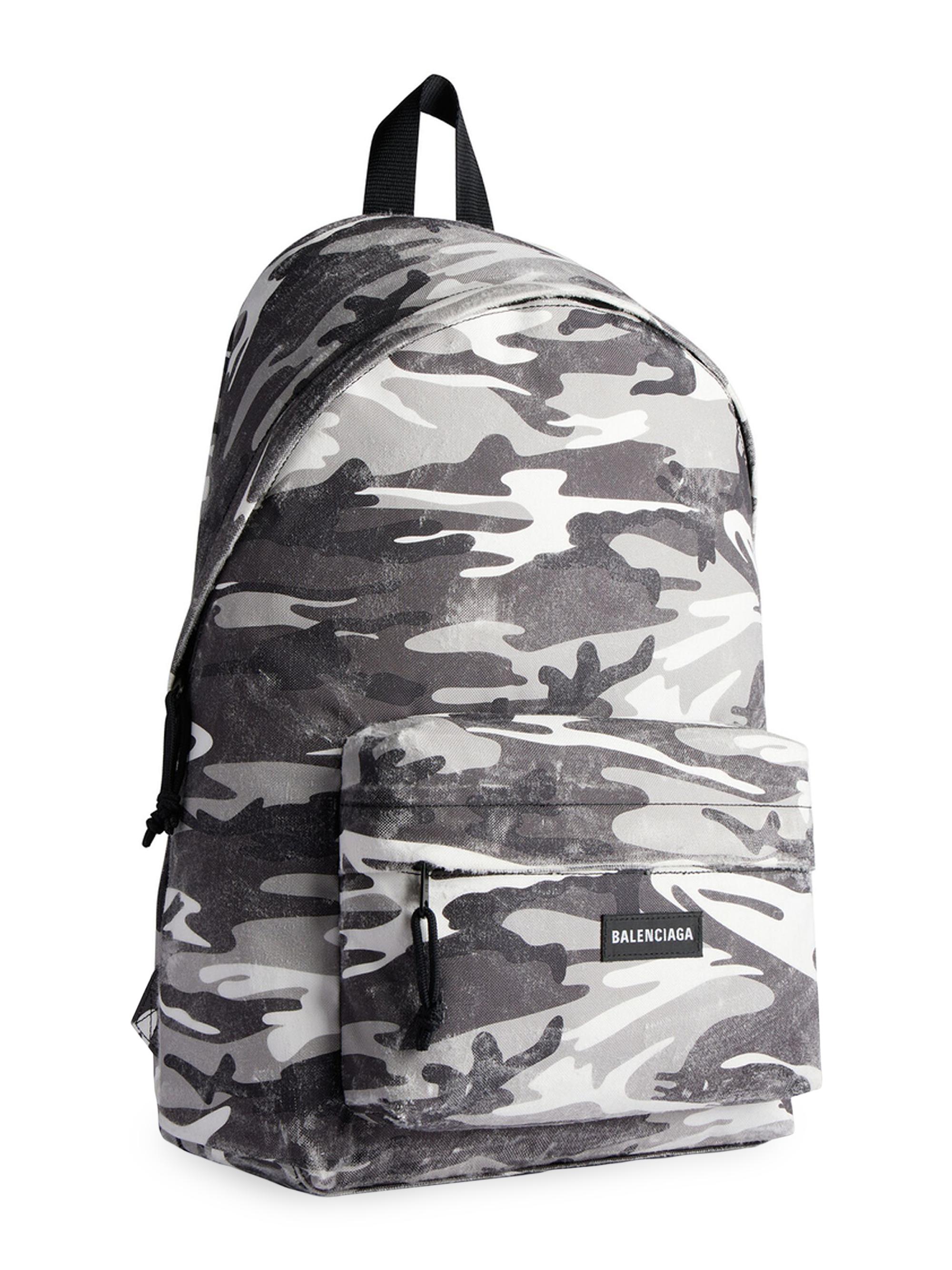 Balenciaga Explorer Backpack Camo Print | Saks Fifth Avenue