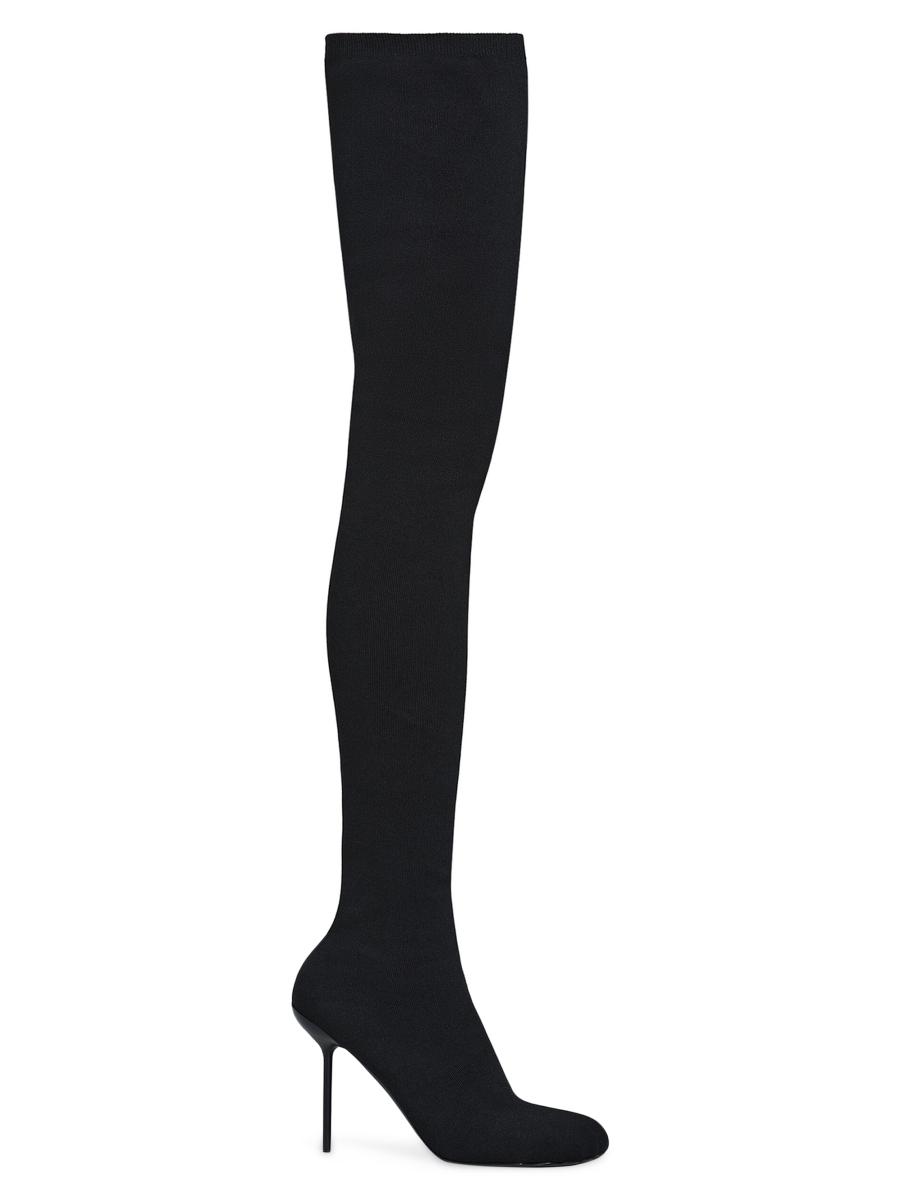 【BALENCIAGA】ODEON 100MM OVER-THE-KNEE ブーツ Balenciaga Balenciaga Odeon Over-The-Knee Boots Black