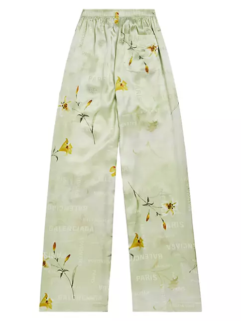 Balenciaga - Silk Pajama Pants - Female - 36