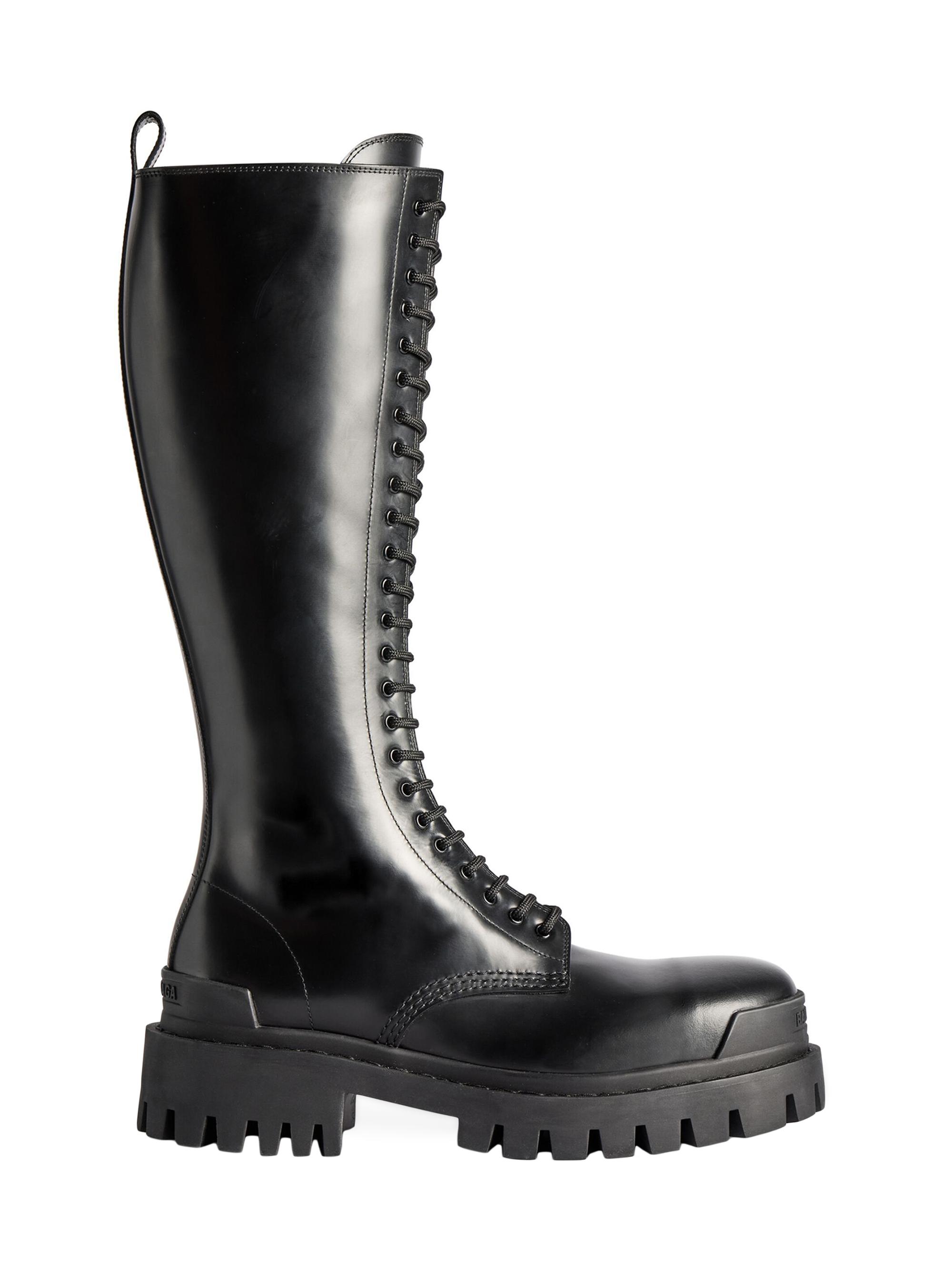 Balenciaga Women's Strike 20mm Boots - Black