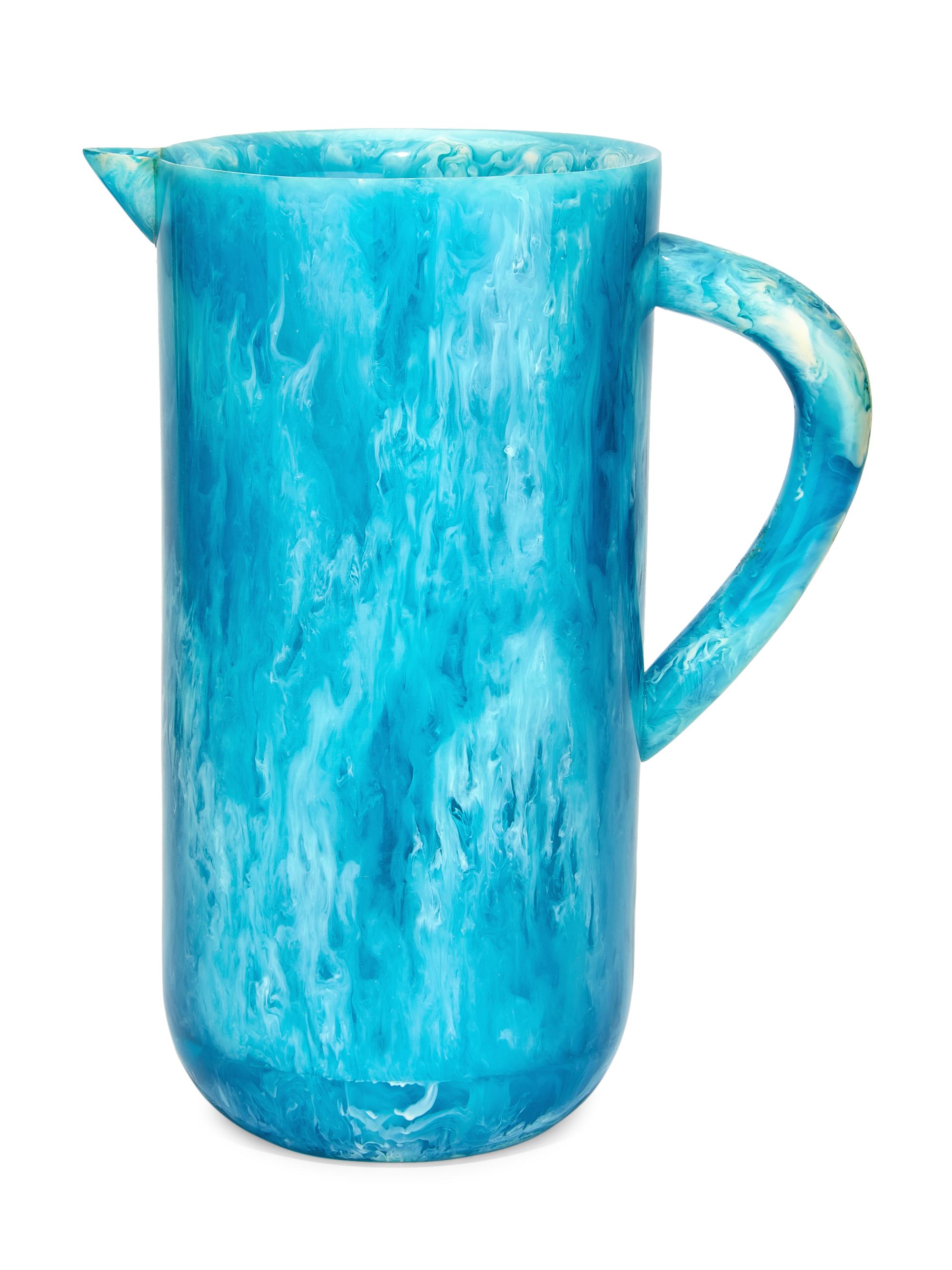Jonathan Adler Mustique Acrylic Pitcher - Blue