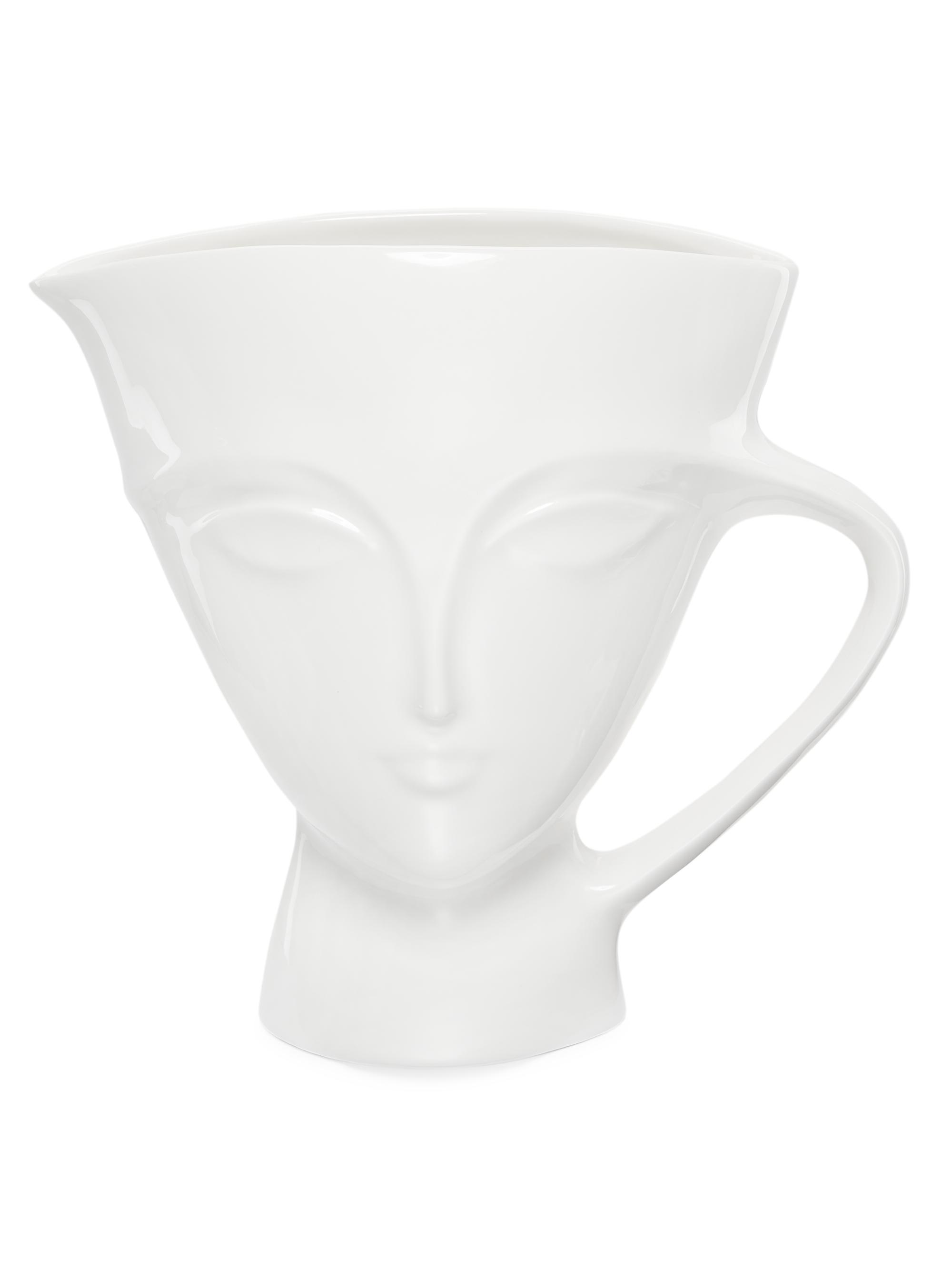 Jonathan Adler Giuliette Porcelain Pitcher - White