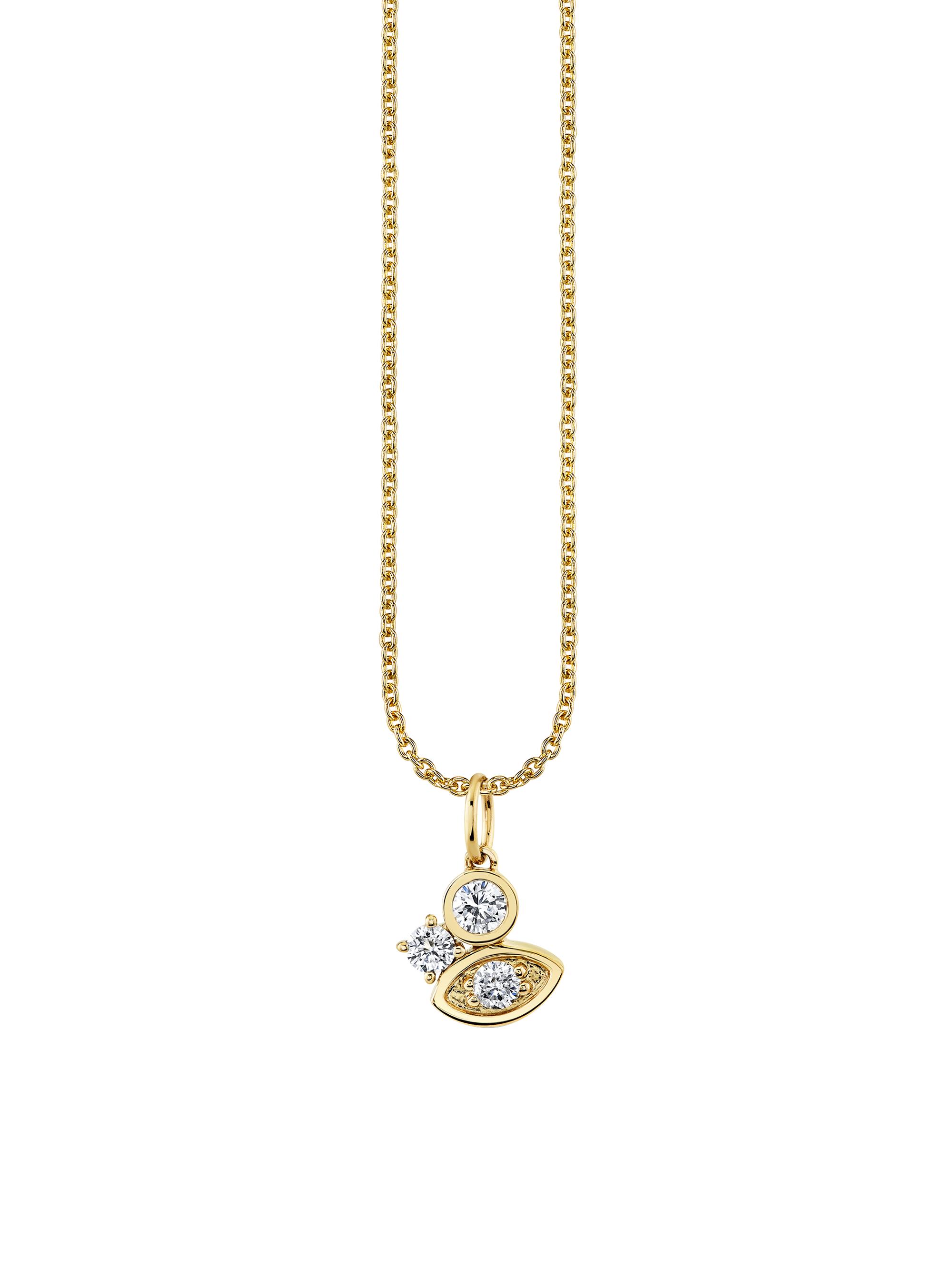 Sydney Evan Women's Light Tiffany 14K Yellow Gold & 0.14 TCW Diamonds Pendant Necklace - Yellow Gold