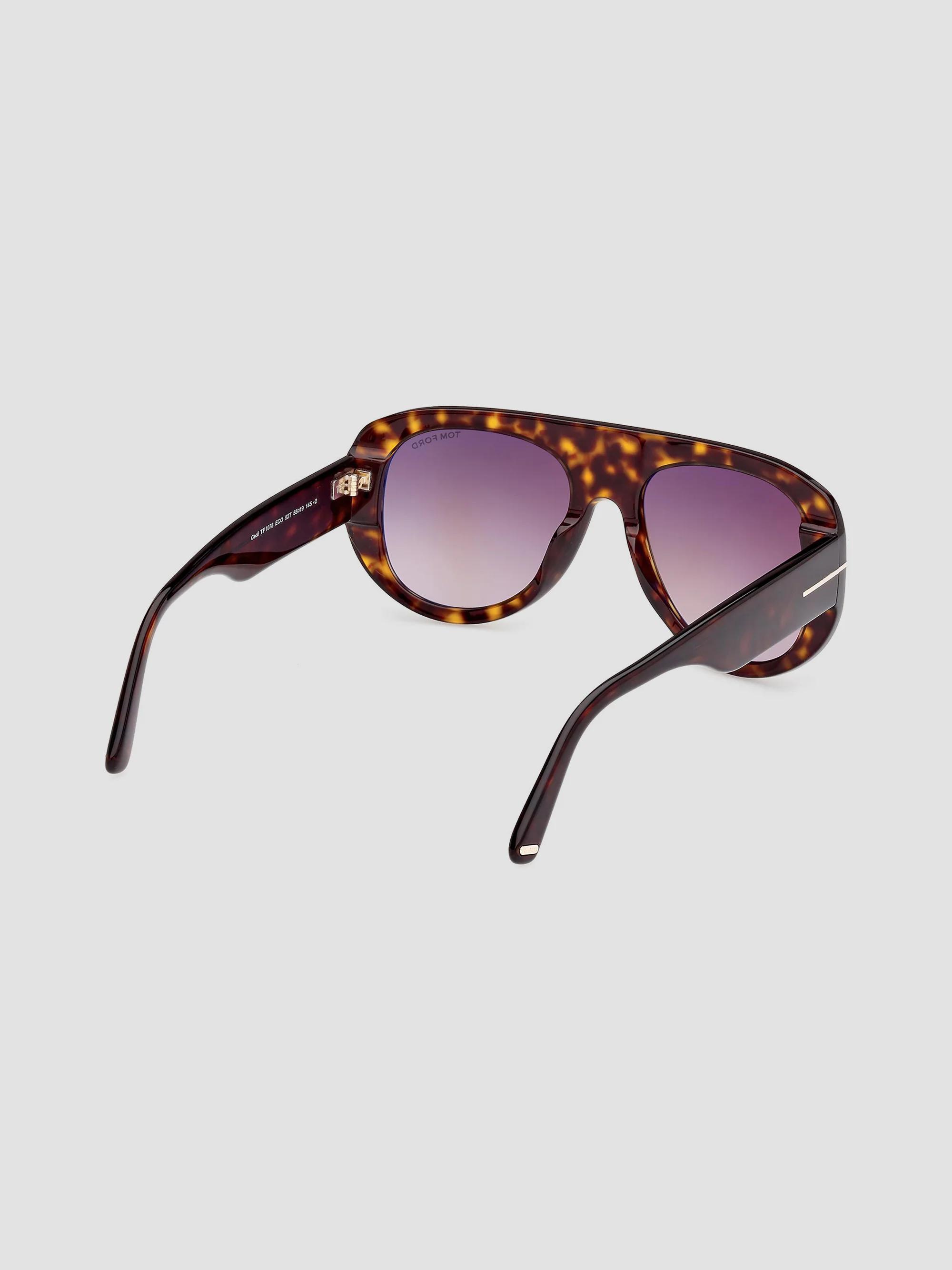 Tom Ford Cecil UNISEX Plastic Pilot Frame Sunglasses Brown Gradient BRAND NEW Cecil 55MM Pilot Sunglasses – On Sale Now with Up to 40% Off  main image 3