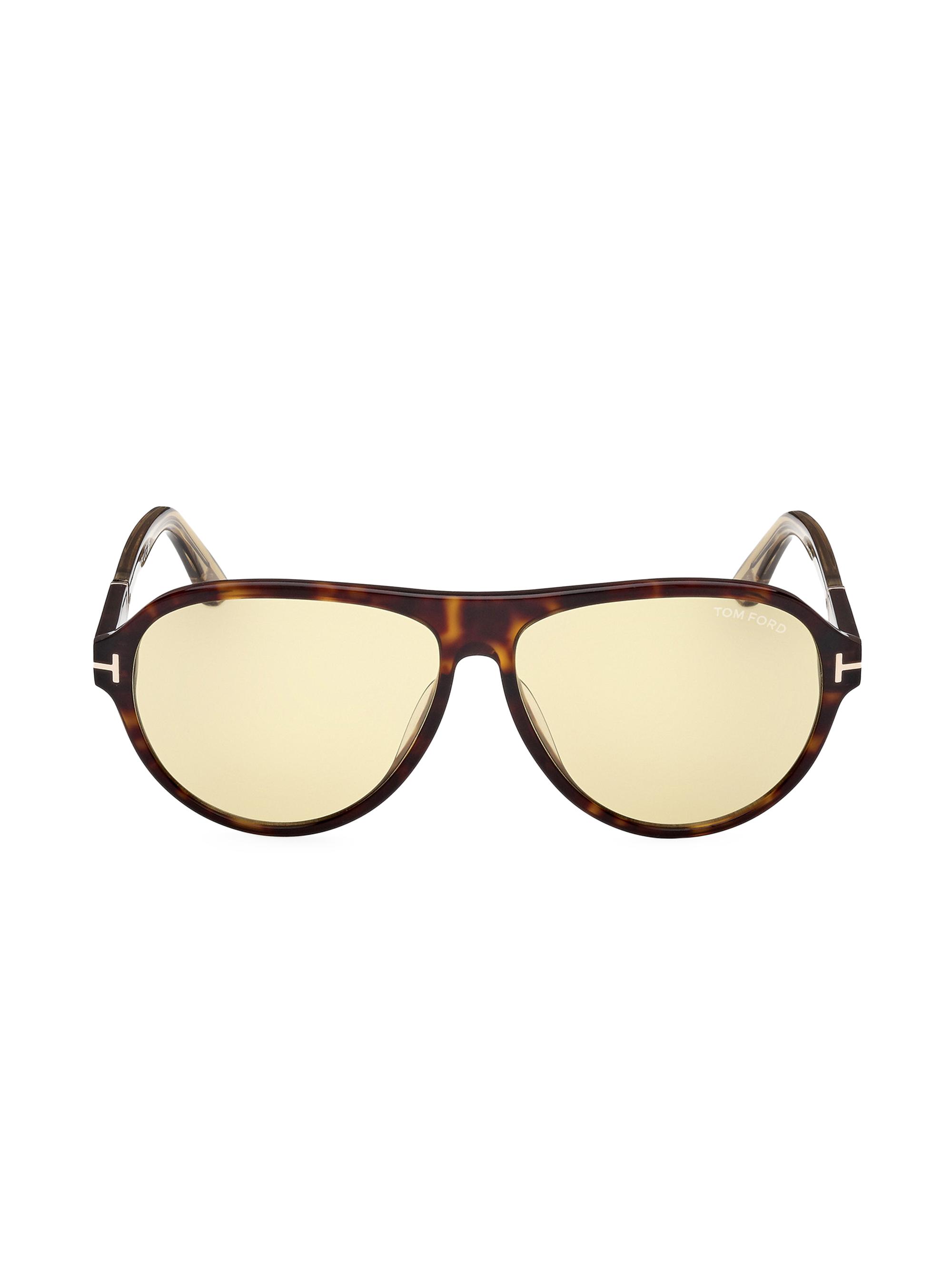 TOM FORD Quincy 59MM Pilot Sunglasses | Saks Fifth Avenue