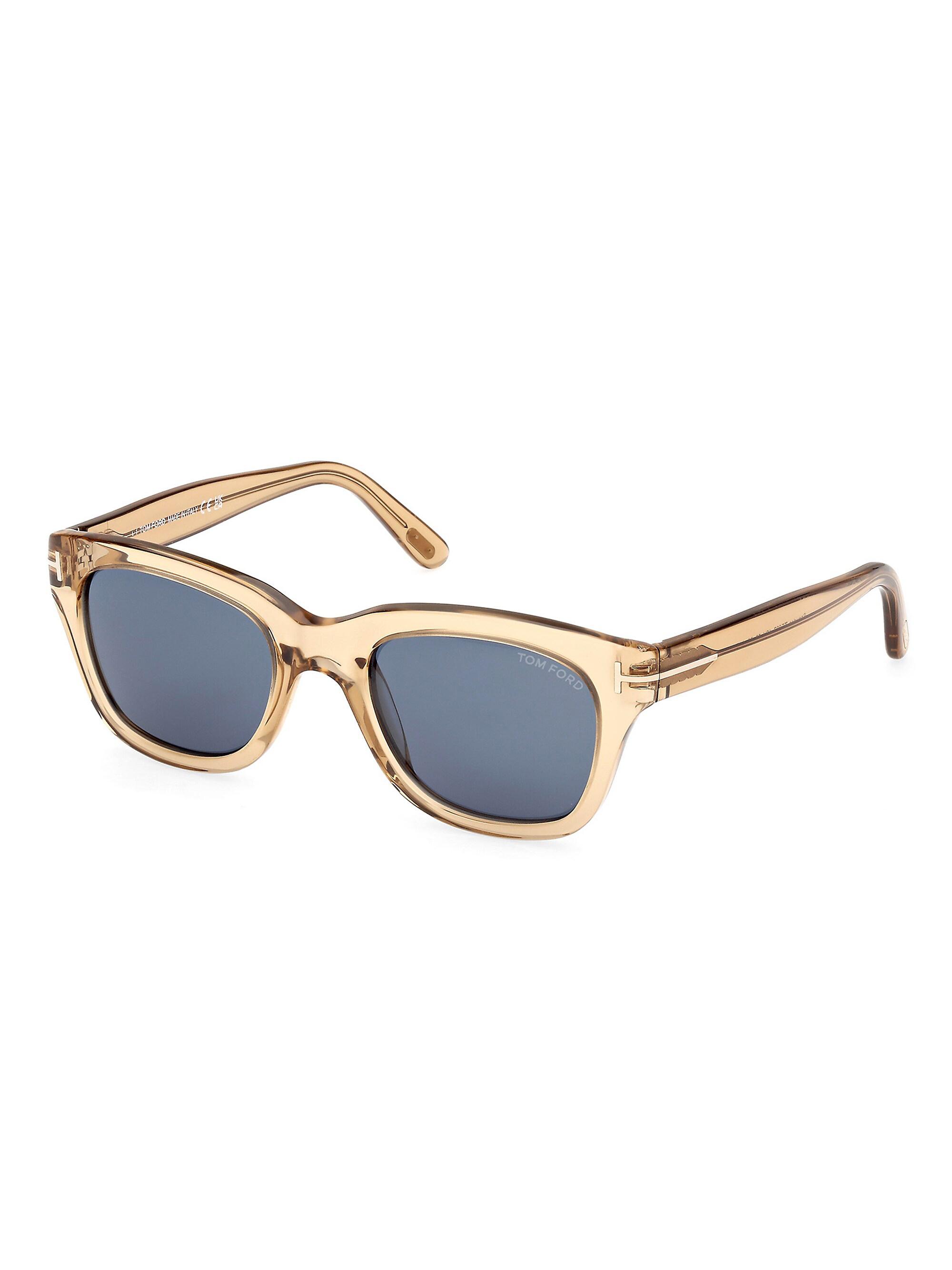 TOM FORD 52MM Snowdon Square Sunglasses | Saks Fifth Avenue display picture 1