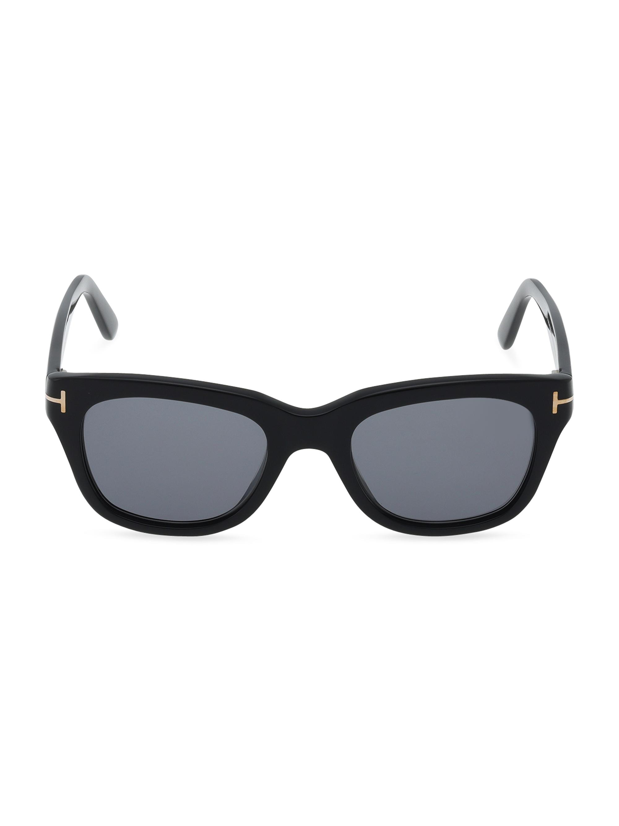 TOM FORD 52MM Snowdon Square Sunglasses Saks Fifth Avenue