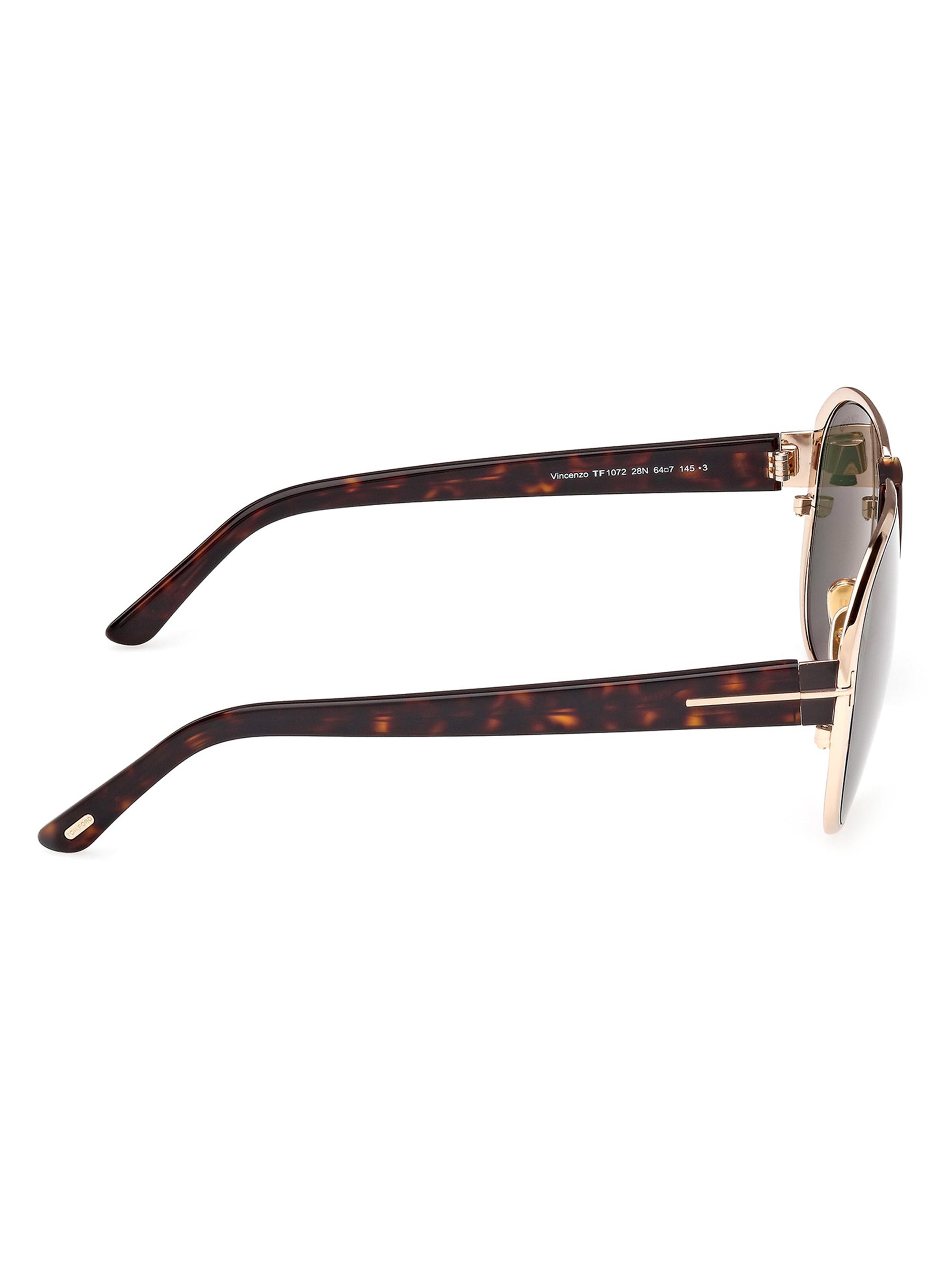TOM FORD Vincenzo 64MM Pilot Sunglasses | Saks Fifth Avenue