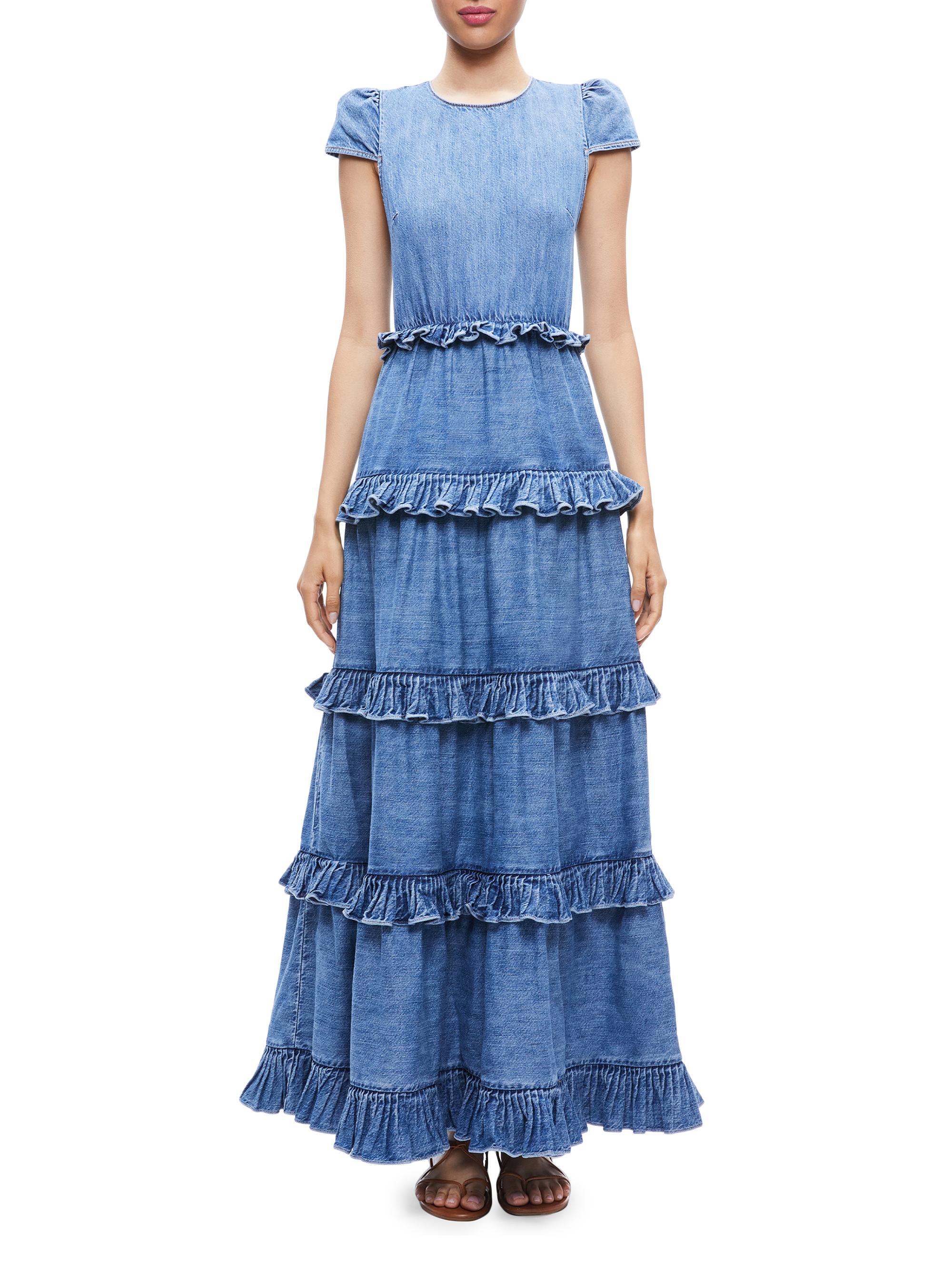 【bibiy】oliviadress bibiy】oliviadress Short Floral Lace Wedding Dress Moonlit